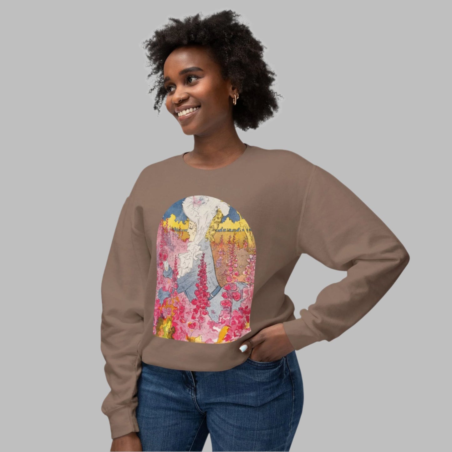 Summer (1907) by Penrhyn Stanlaws – Vintage Art Unisex Crewneck Sweatshirt featuring a classic artwork design for both men and women.