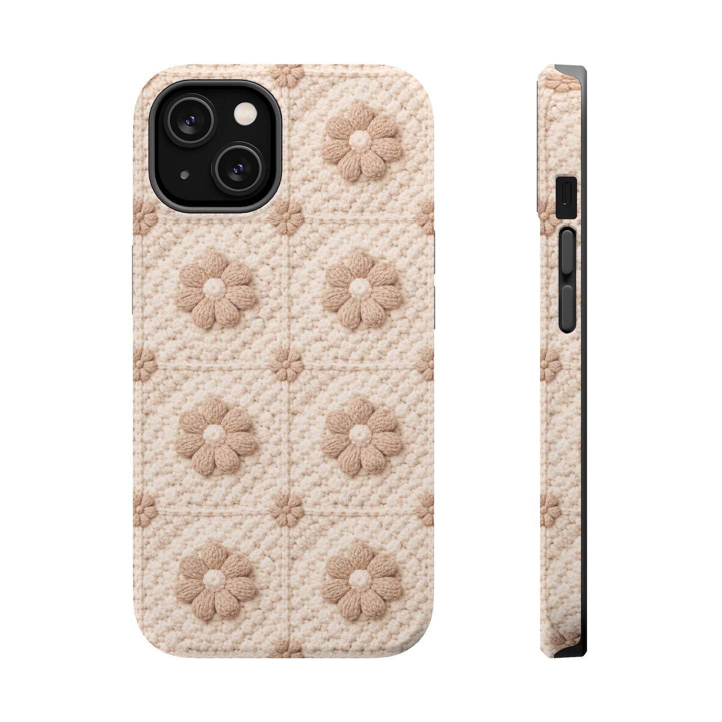 Soft Life Crochet iPhone Case | Diamond Pattern
