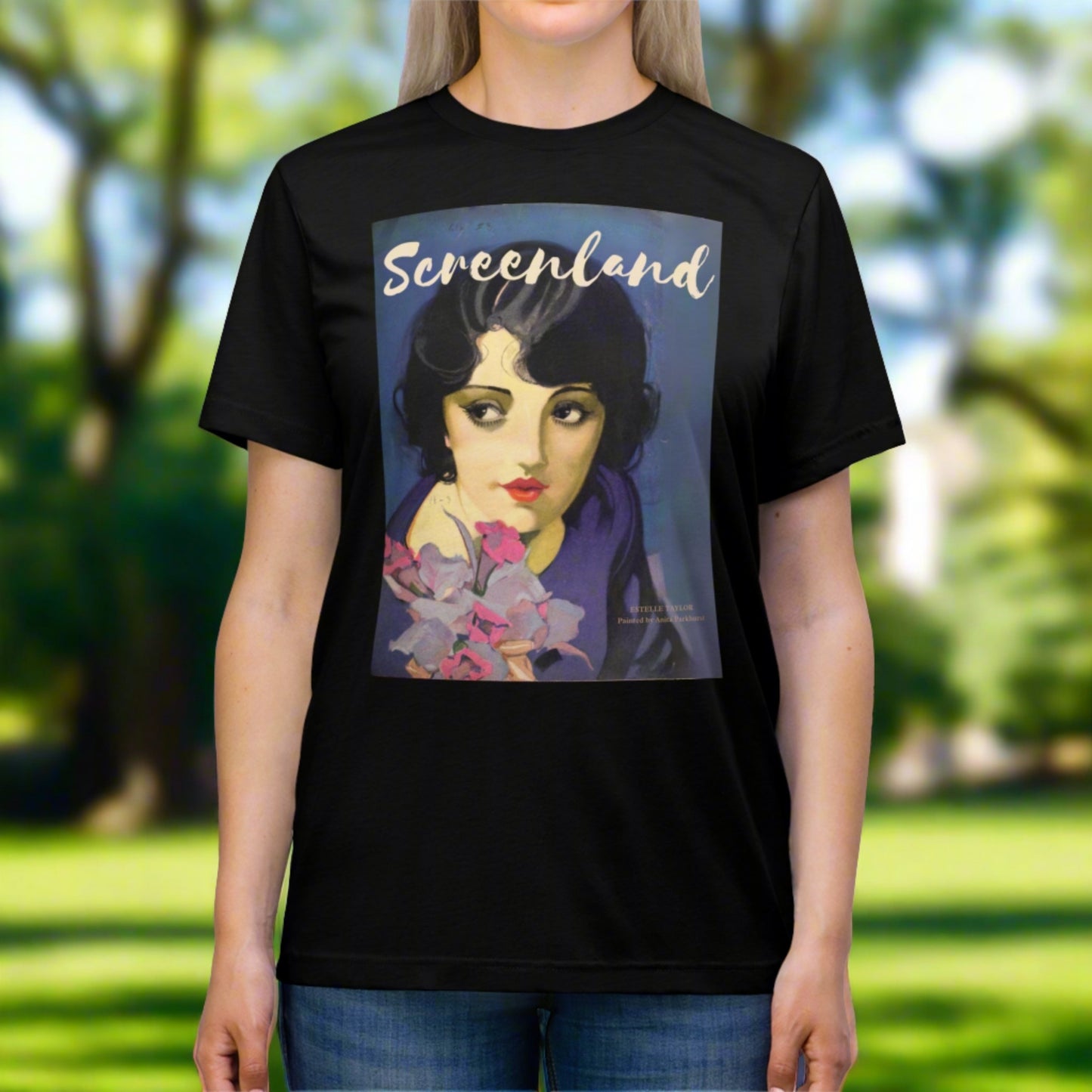 Vintage Hollywood Estelle Taylor Unisex Triblend Tee