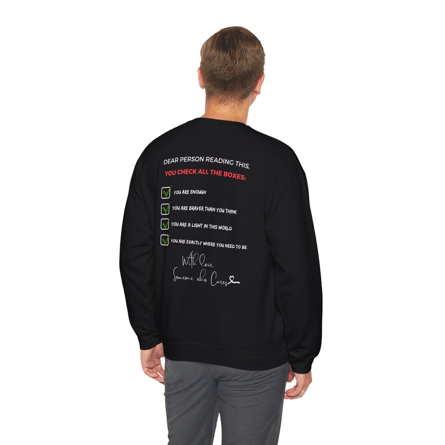 Happy Vibes Sweatshirt - Unisex Cozy Motivational Crewneck