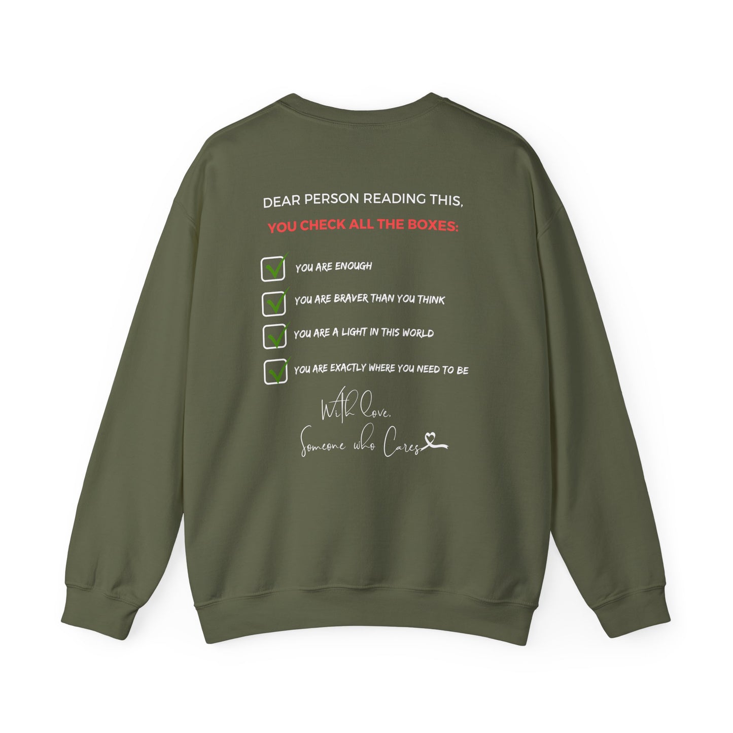 Happy Vibes Sweatshirt - Unisex Cozy Motivational Crewneck
