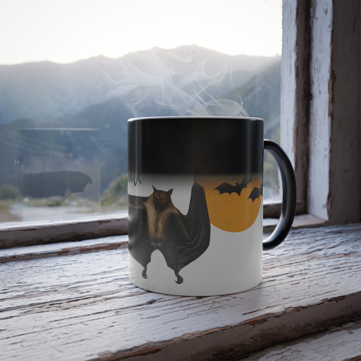 Wicked Cute Heat-Activated Magic Color Morphing Mug, 11oz