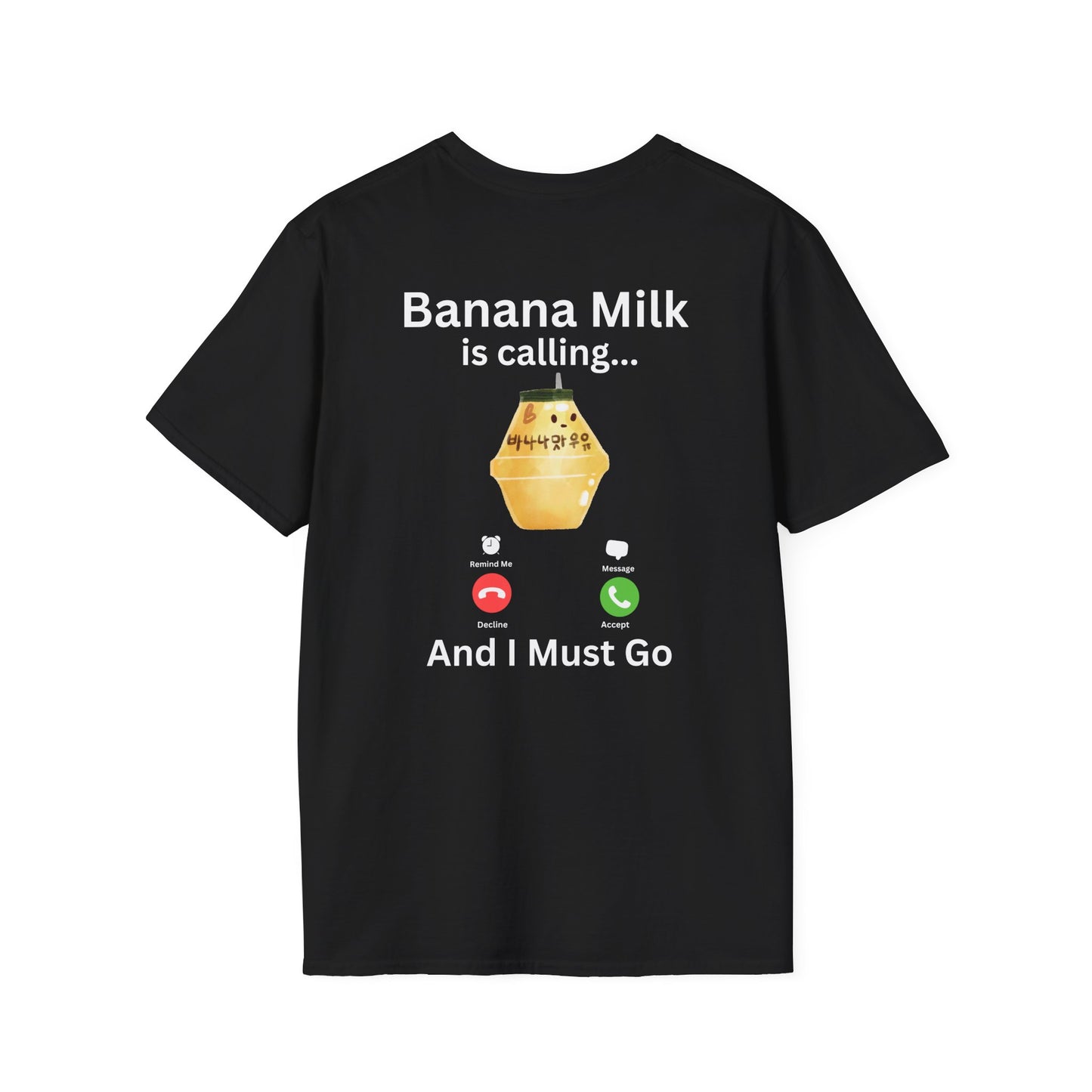 Banana Milk is Calling T-Shirt – Fun South Korean Culture Tee | S-5XL