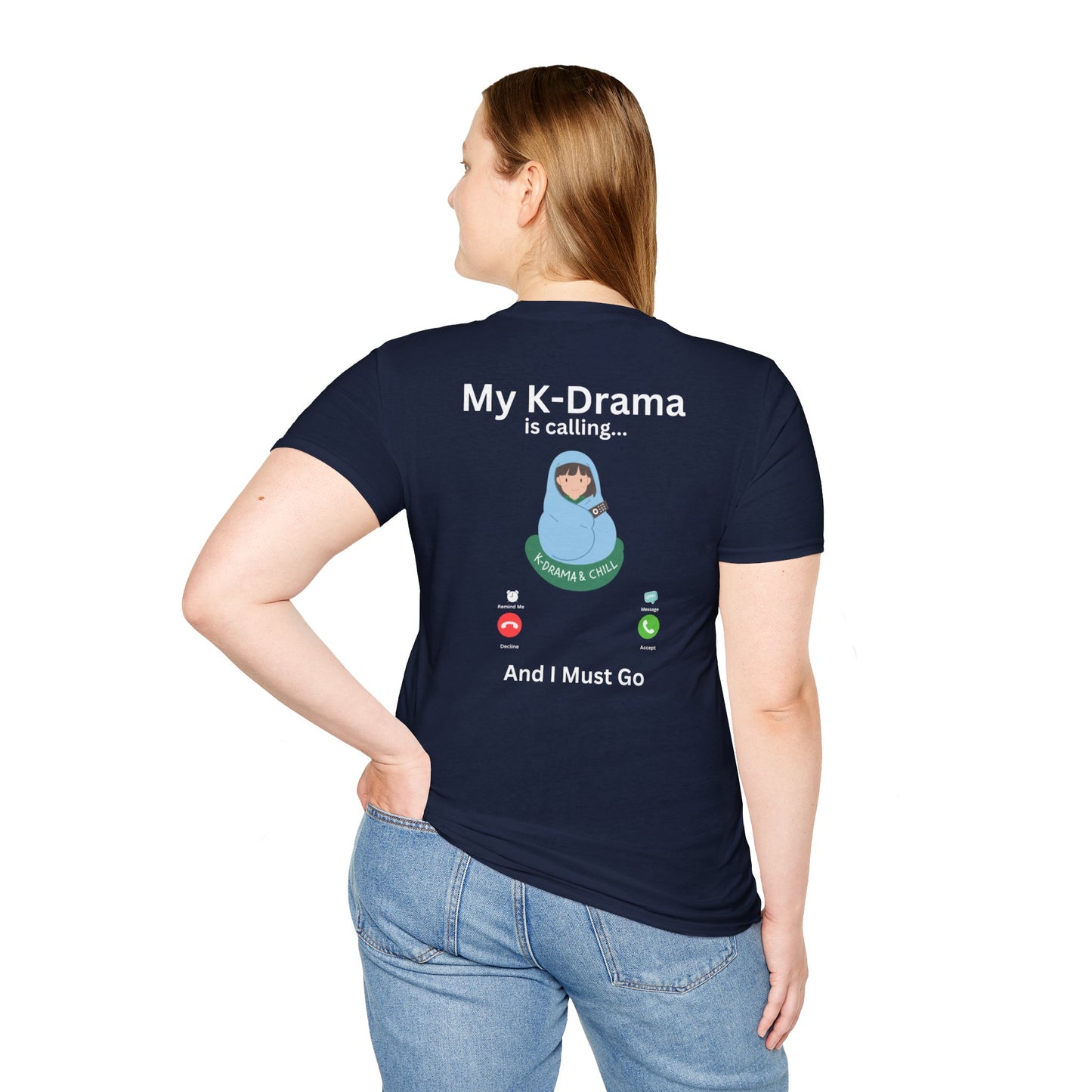My K-Drama is Calling T-Shirt – Fun South Korean Culture Tee | S-5XL