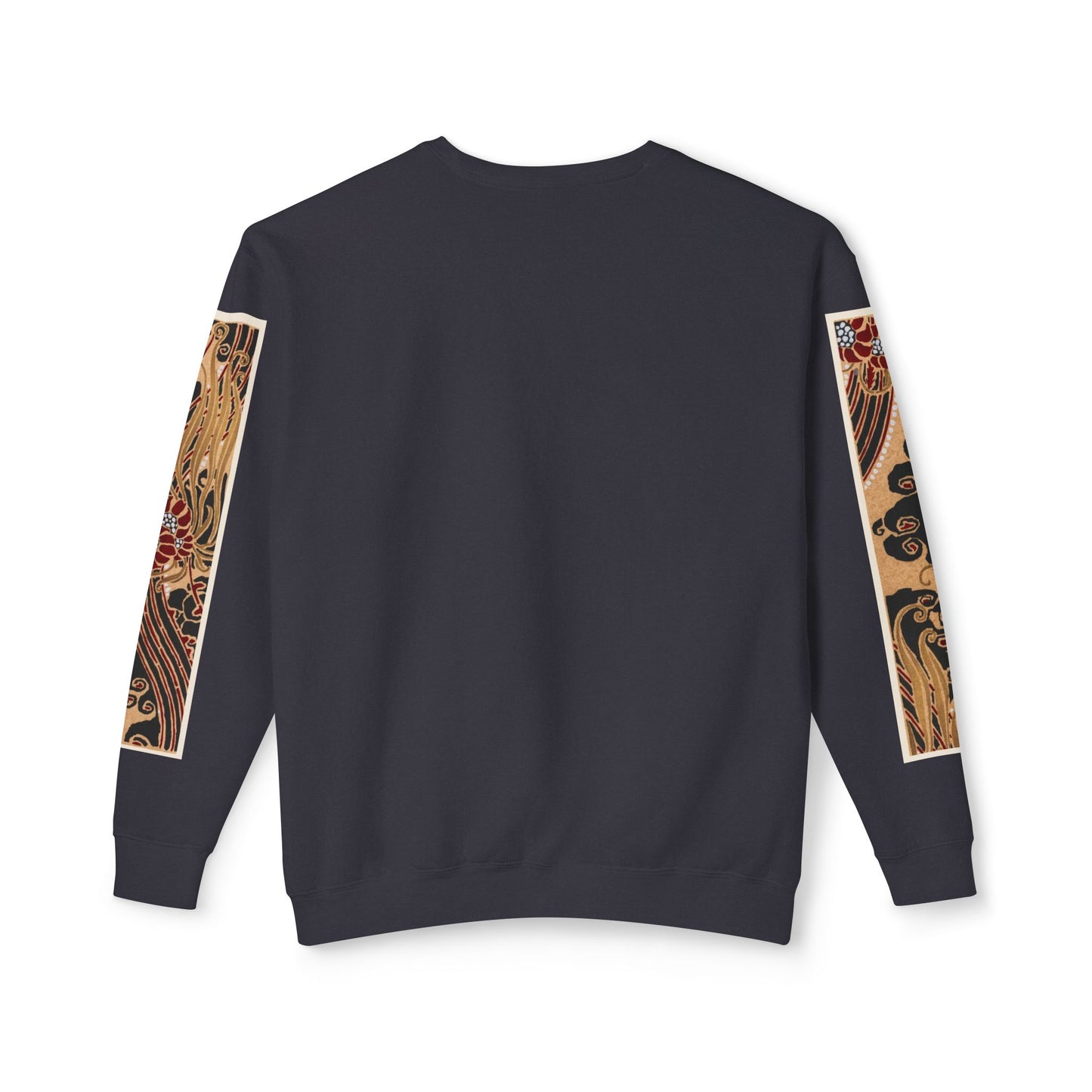 Unisex Lightweight Crewneck Sweatshirt – E. A. Séguy Inspired Art Deco Floral Design