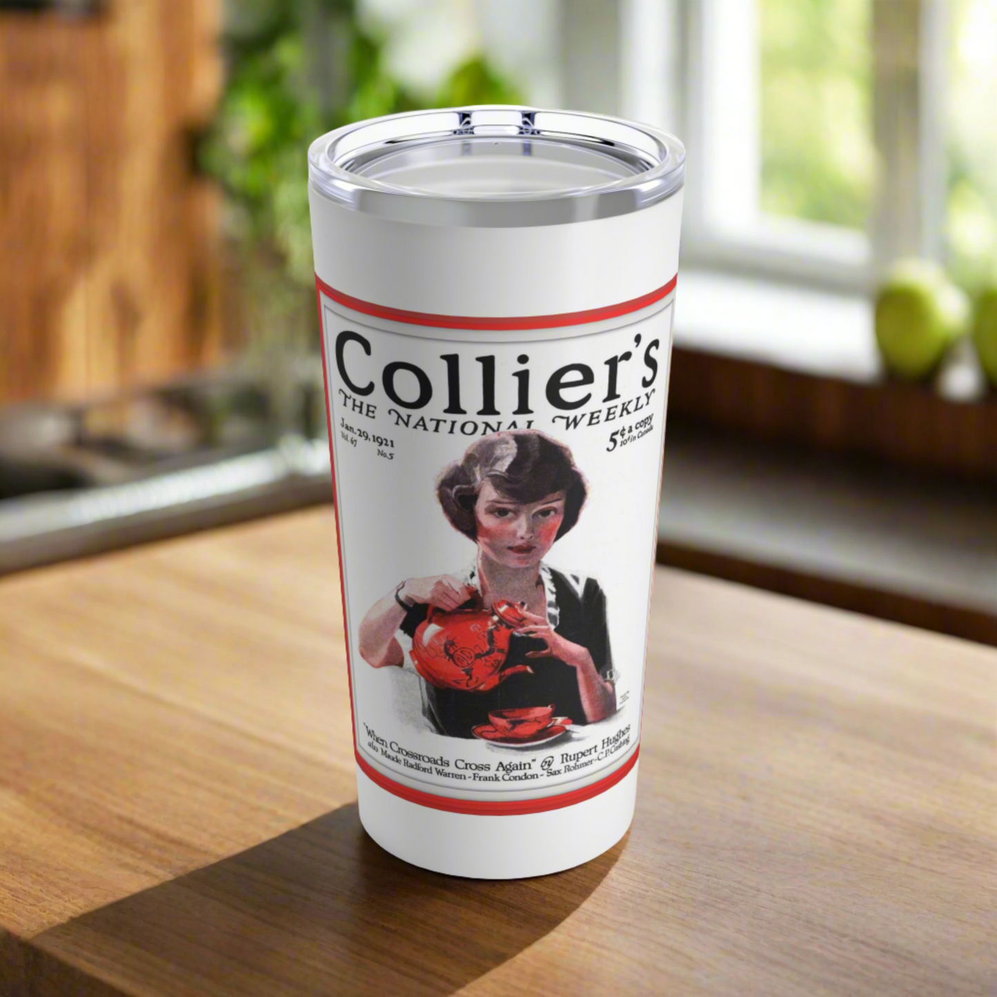 Vintage Collier's Magazine Cover 20oz Tumbler