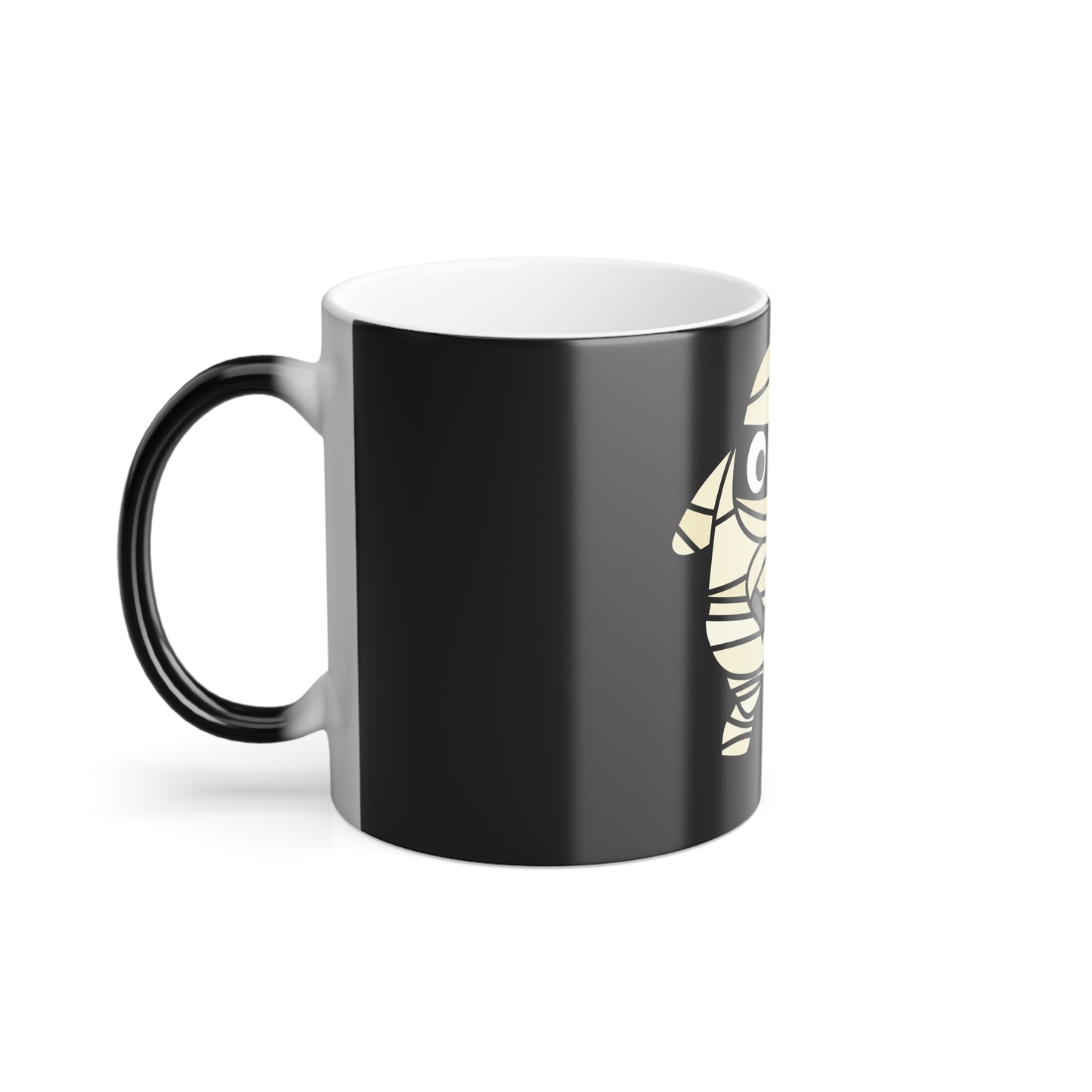 No Bones About It Heat-Activated Color-Changing Mug, 11oz, featuring a skeleton design that changes color with heat.