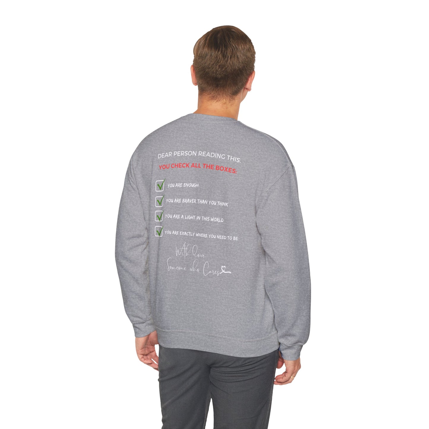 Happy Vibes Sweatshirt - Unisex Cozy Motivational Crewneck