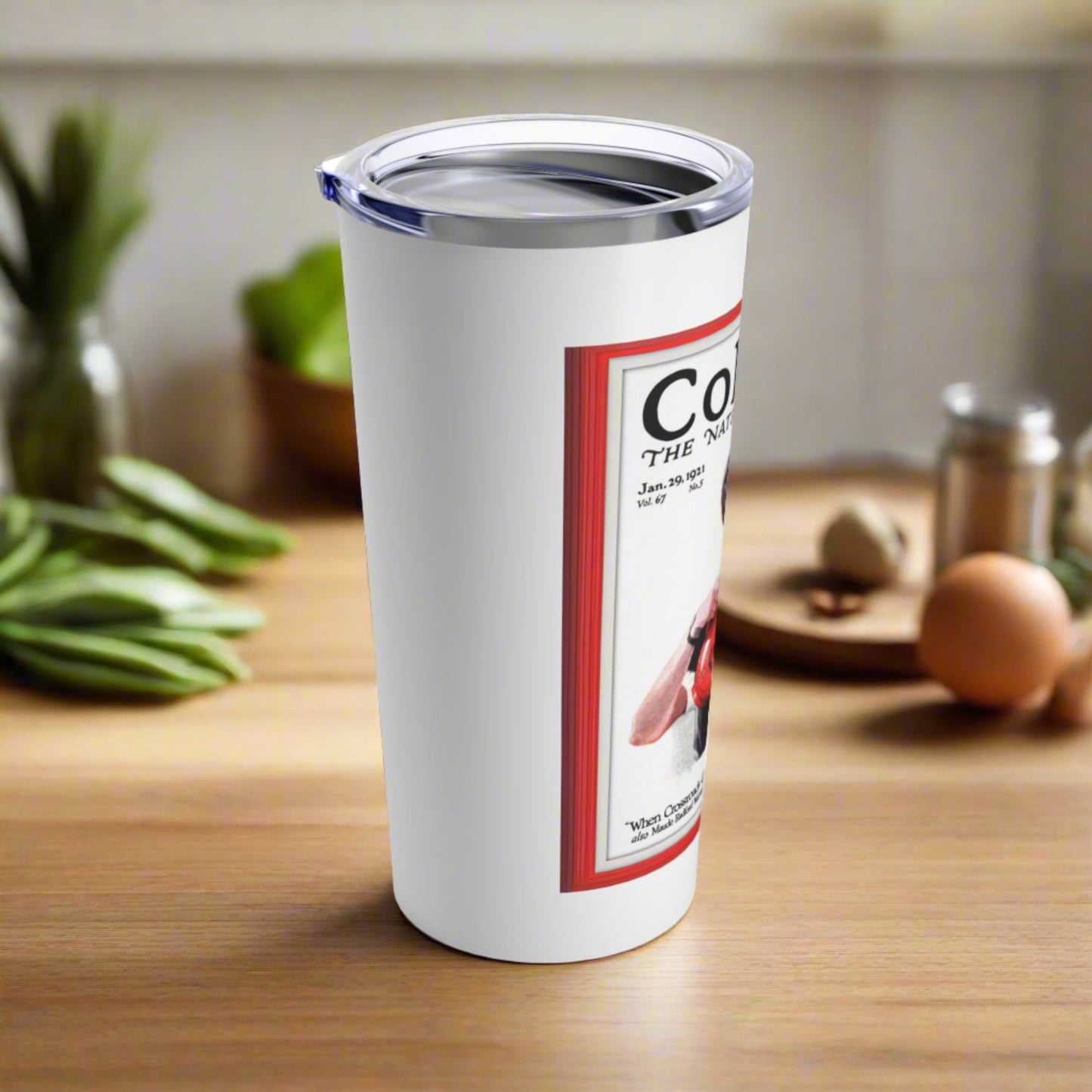 Vintage Collier's Magazine Cover 20oz Tumbler