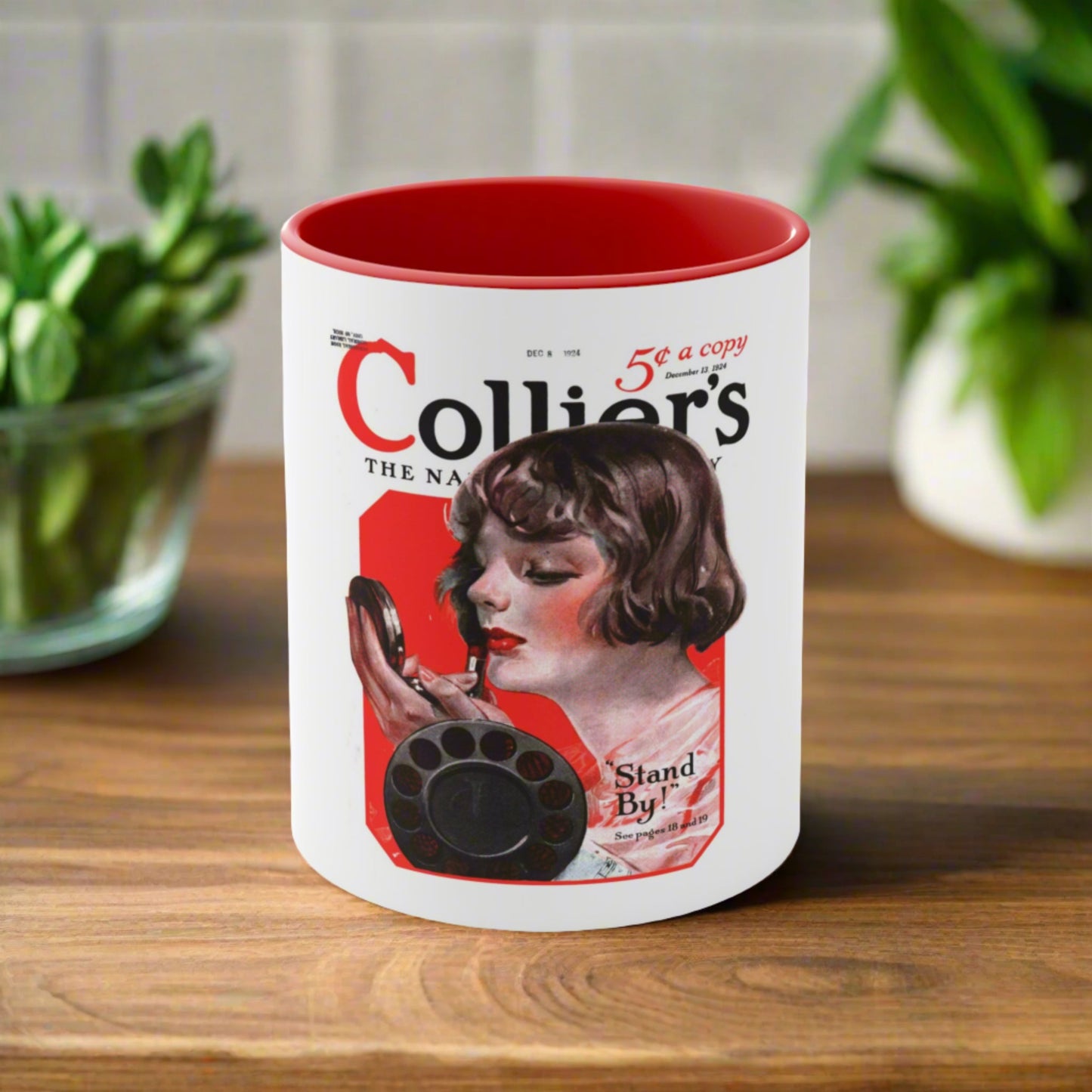 Vintage Collier's Magazine Cover Coffee Mug (11oz)