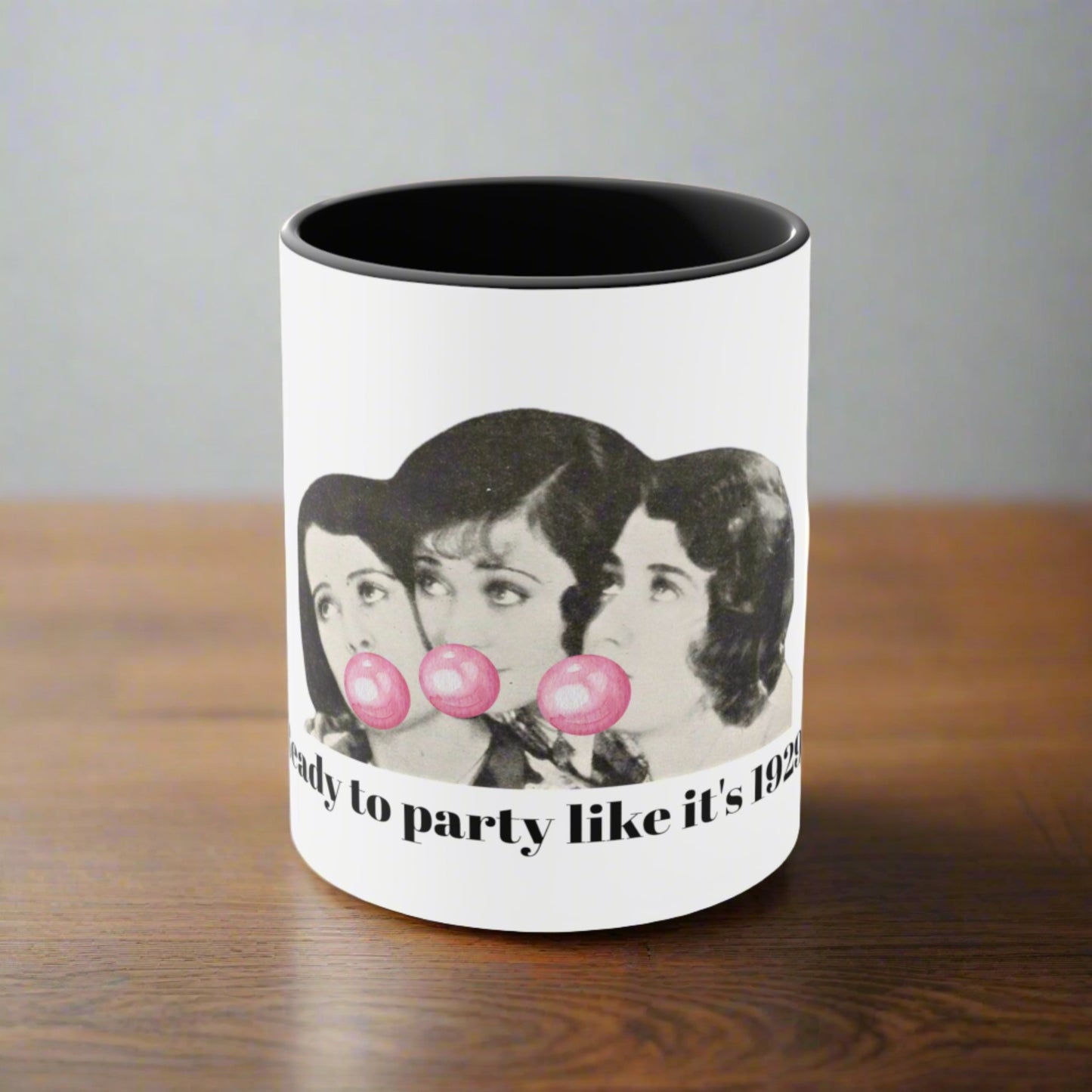 Vintage 1920s Film Stars O'Neil Sisters Mug - "Ready to Party Like It's 1929"