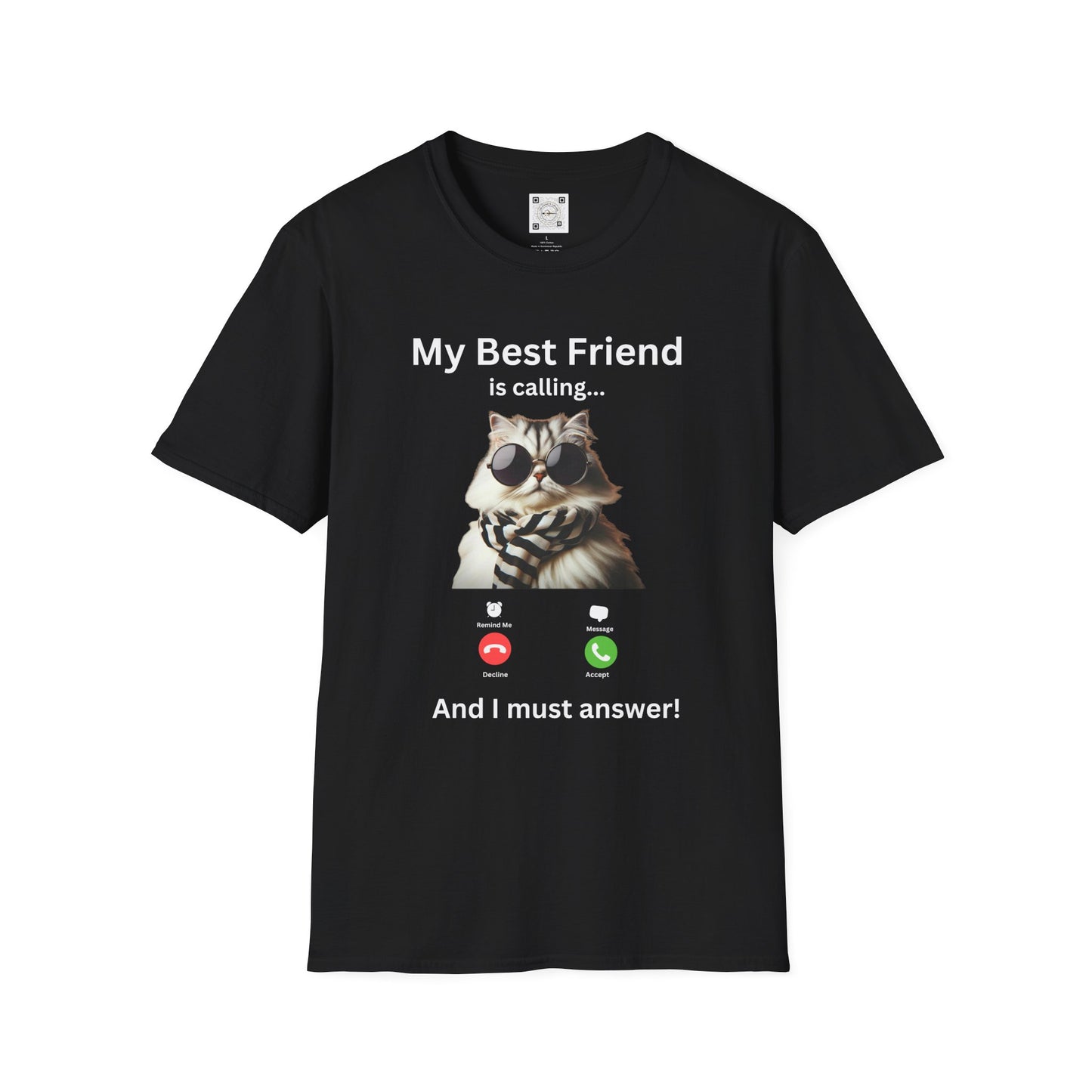 Cute and funny cat T-shirt for pet lovers – My Furball is calling