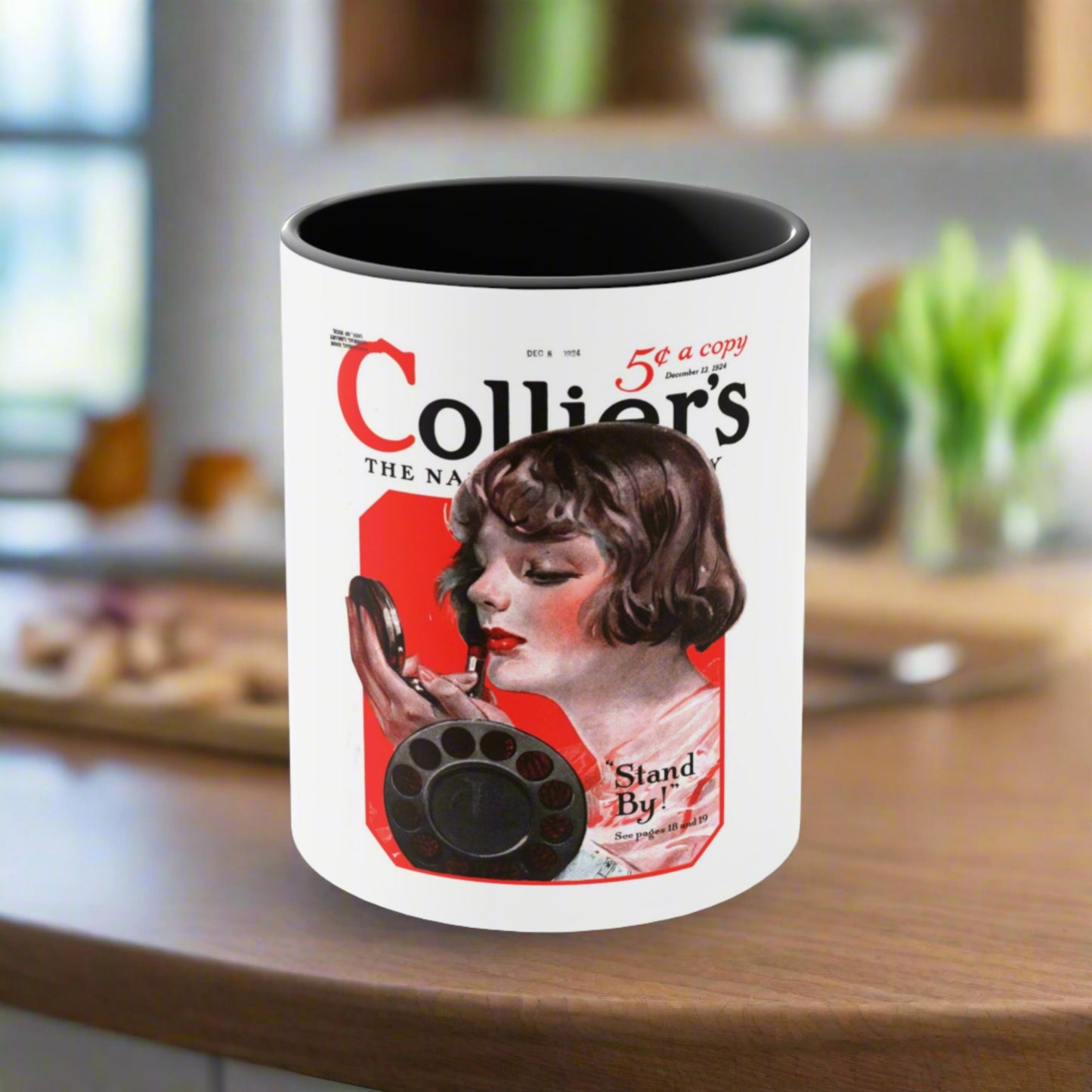 Vintage Collier's Magazine Cover Coffee Mug (11oz)