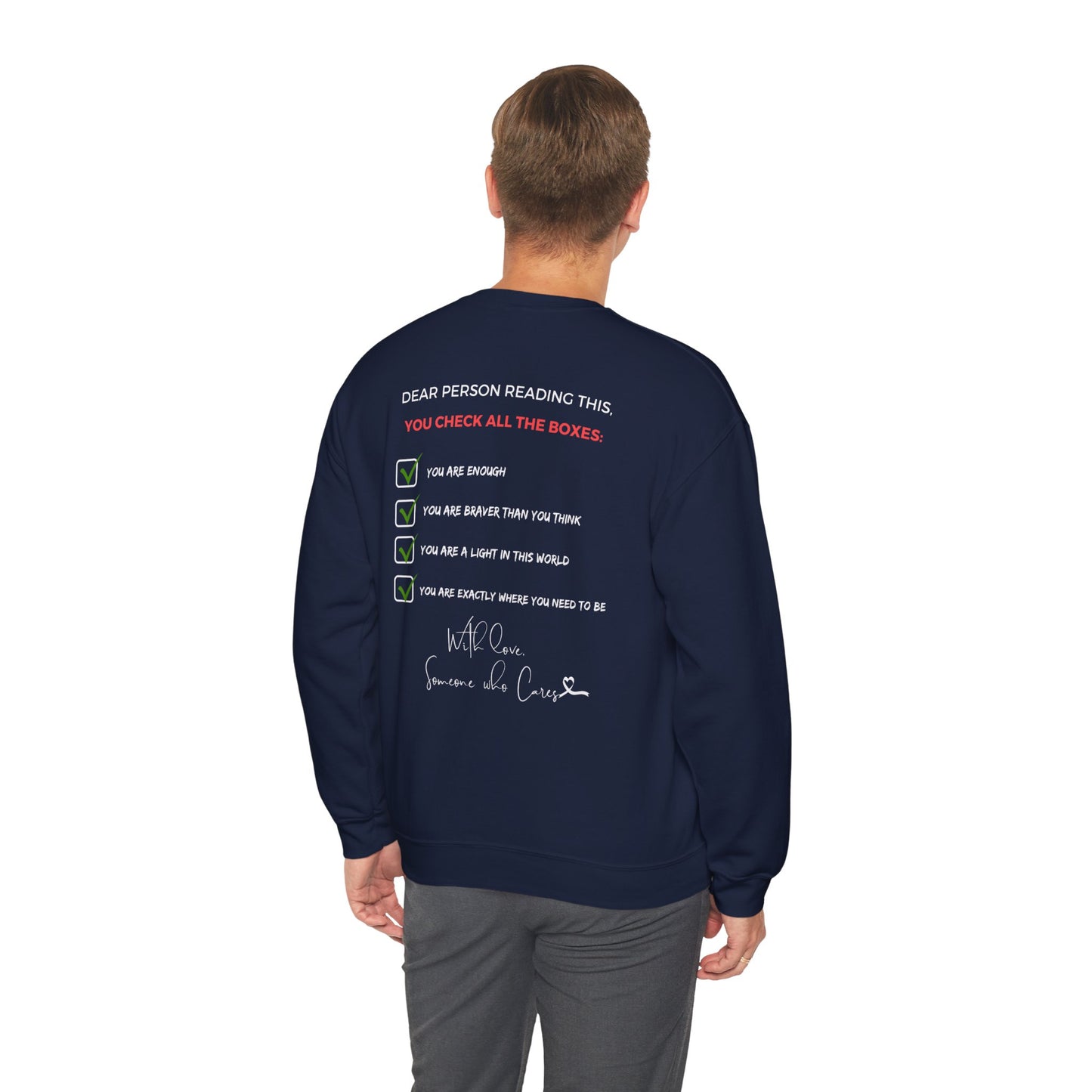 Happy Vibes Sweatshirt - Unisex Cozy Motivational Crewneck