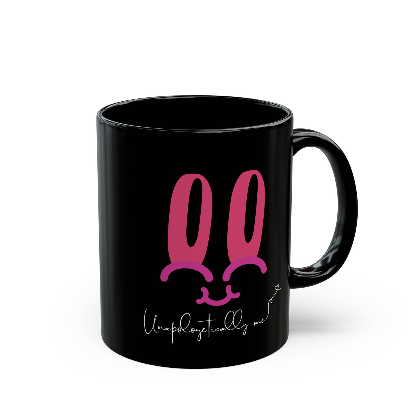 "Unapologetically Me" Coffee Mug – Bunny Face & Worth Era Motivational Mug, 11oz & 15oz