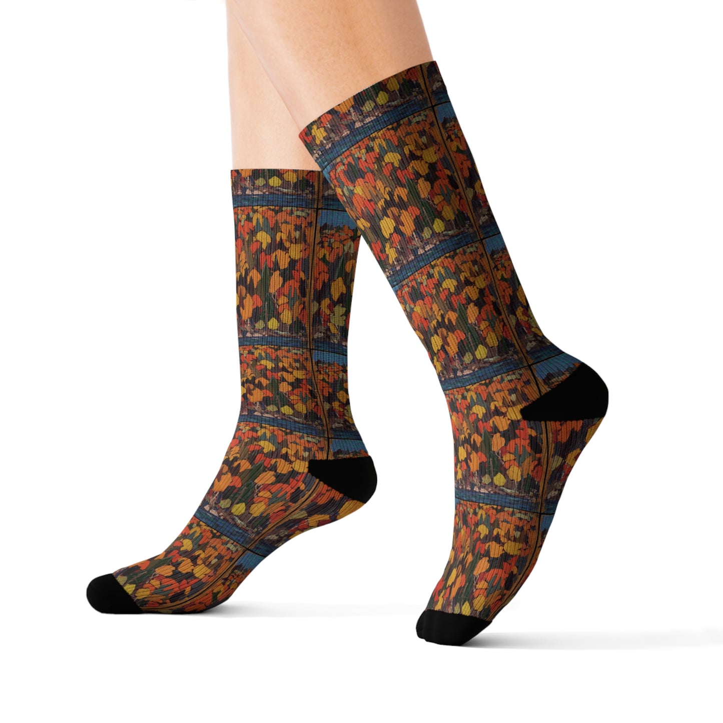 Tom Thomson "Autumn Foliage" Socks - Artistic Comfort for Your Feet