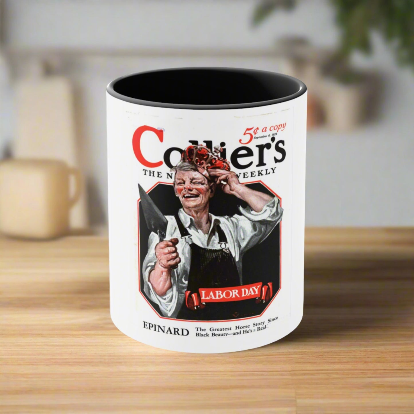 Vintage Collier's Magazine Labor Day Cover Mug - September 5, 1931