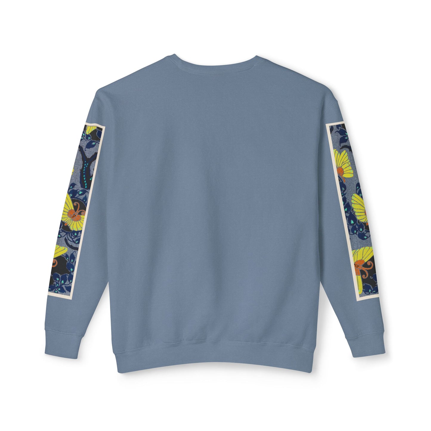 Art Nouveau Butterfly Crewneck Sweatshirt – E. A. Séguy Inspired Unisex Sweater