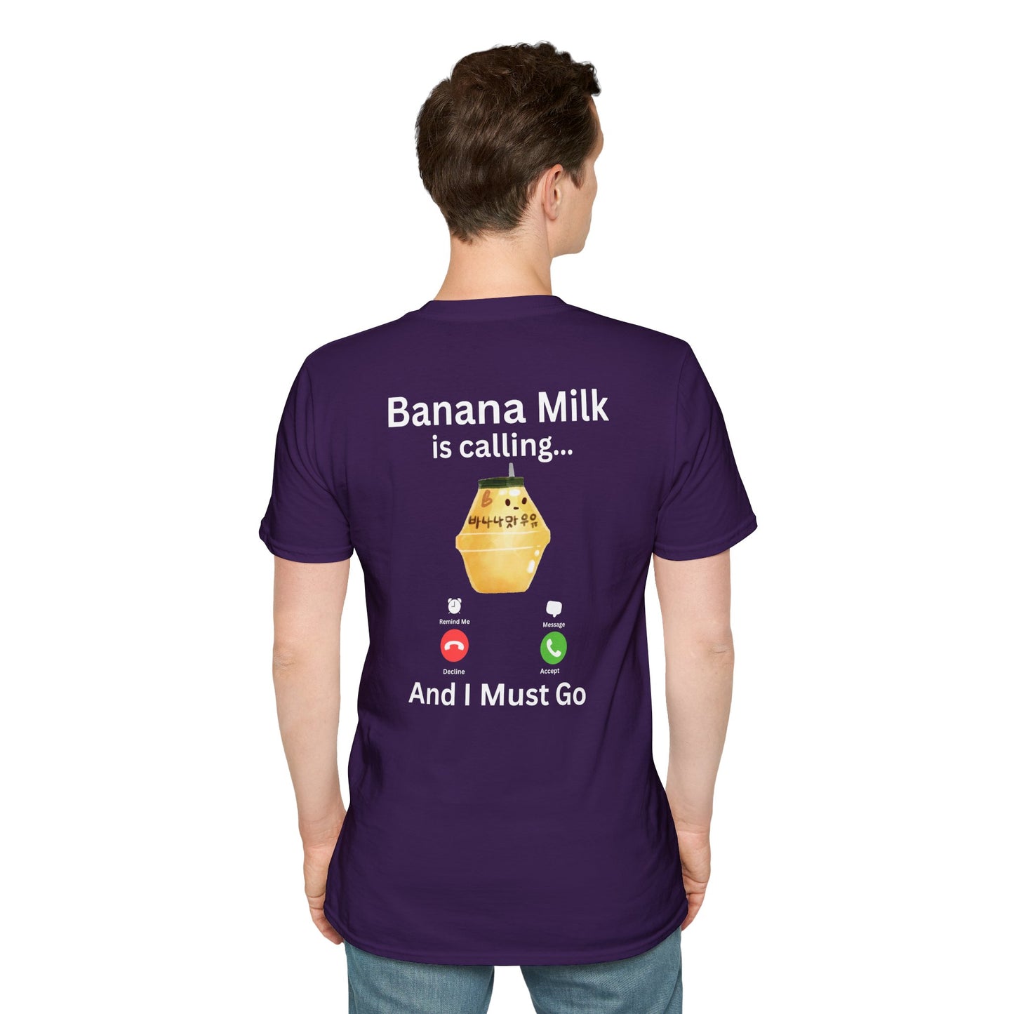 Banana Milk is Calling T-Shirt – Fun South Korean Culture Tee | S-5XL
