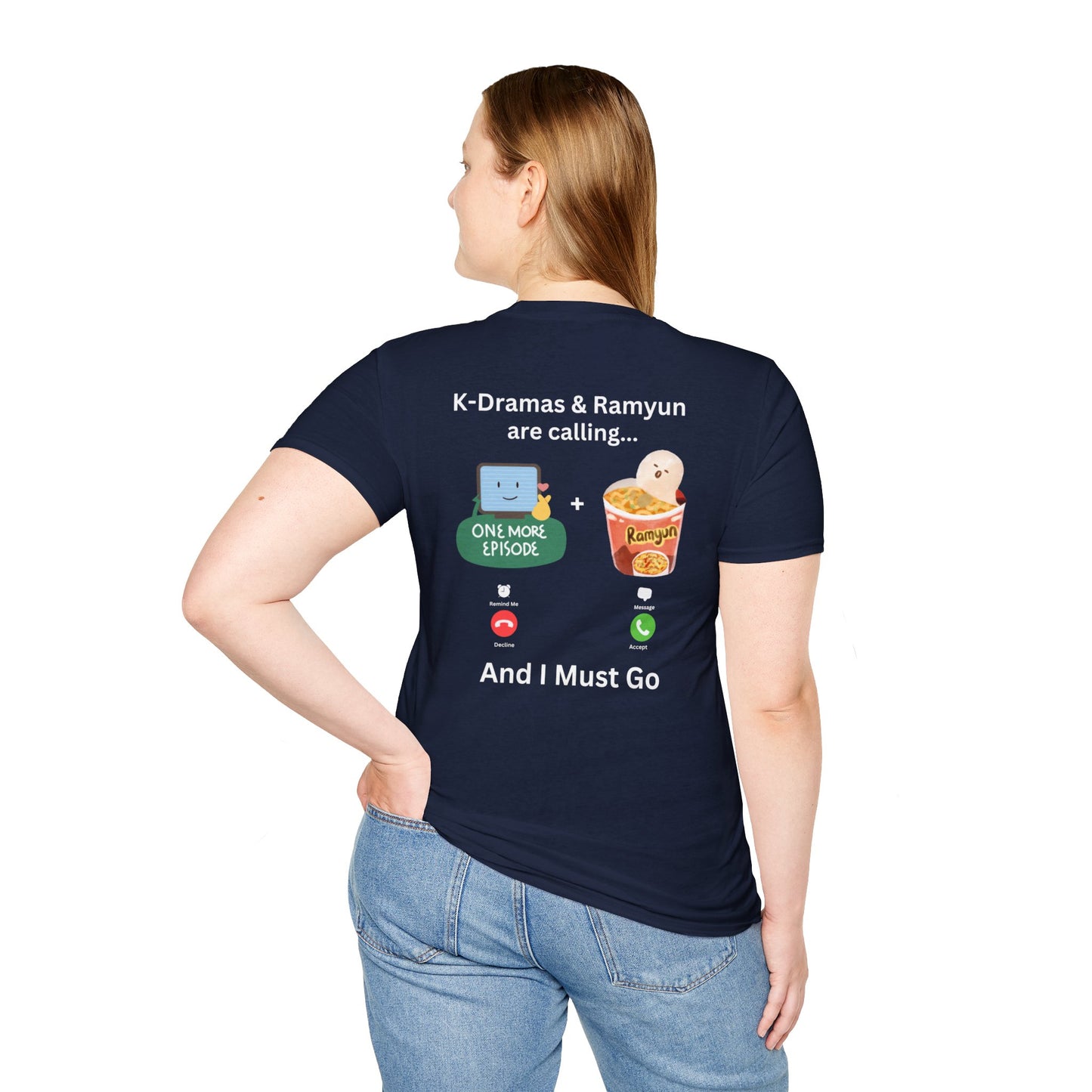 K-Dramas and Ramyun are Calling T-Shirt – Fun South Korean Culture Tee | S-5XL