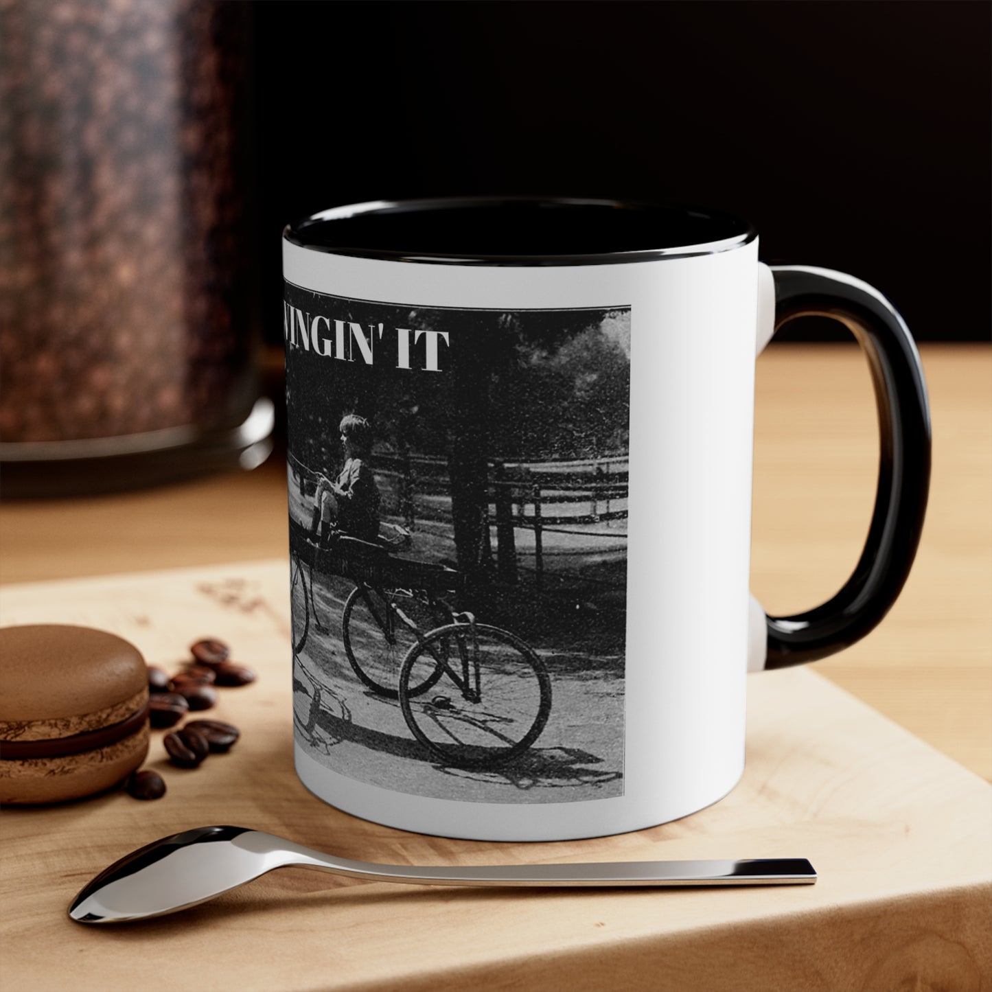 Just Wingin' It Vintage Coffee Mug