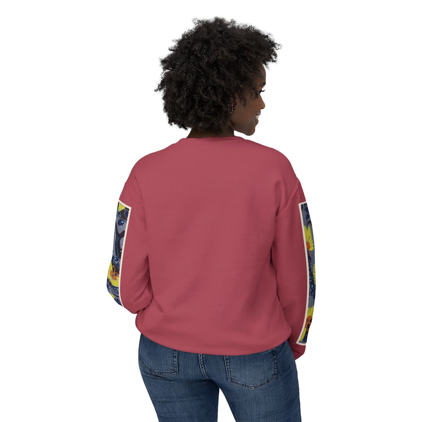 Art Nouveau Butterfly Crewneck Sweatshirt – E. A. Séguy Inspired Unisex Sweater