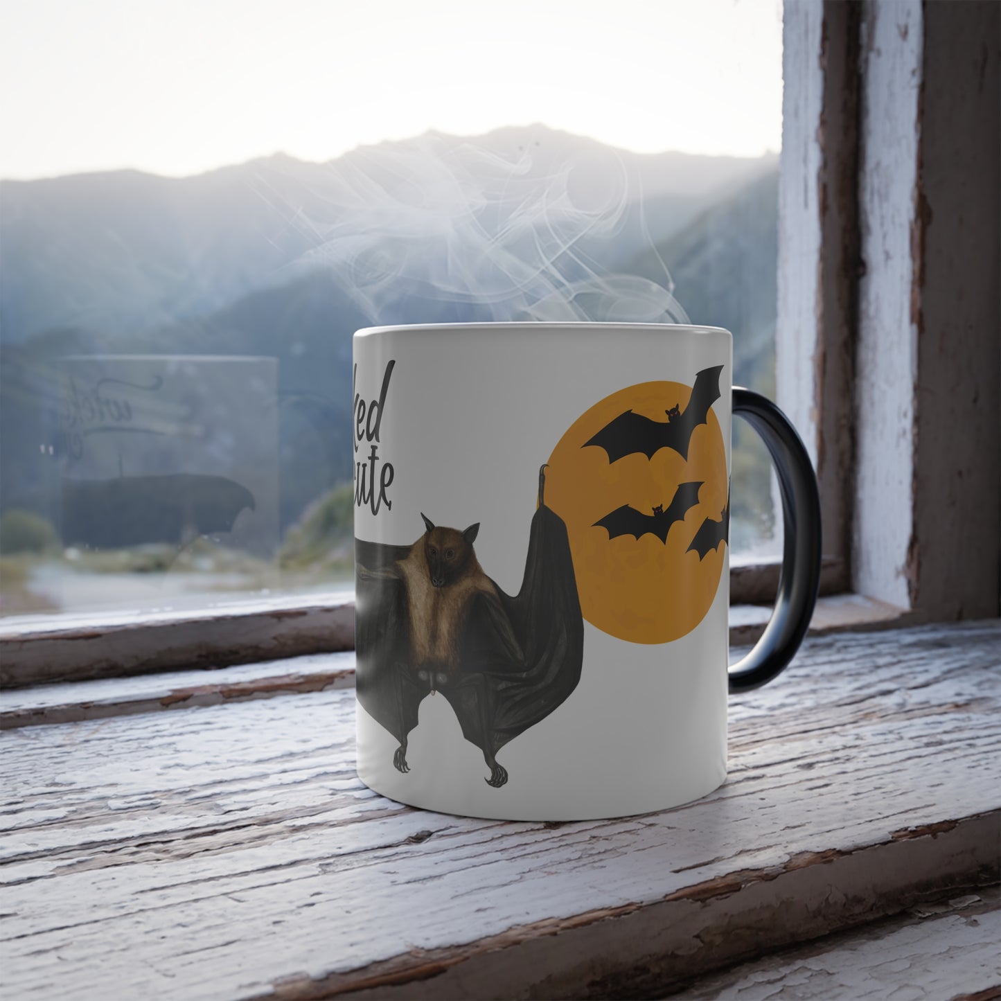 Wicked Cute Heat-Activated Magic Color Morphing Mug, 11oz