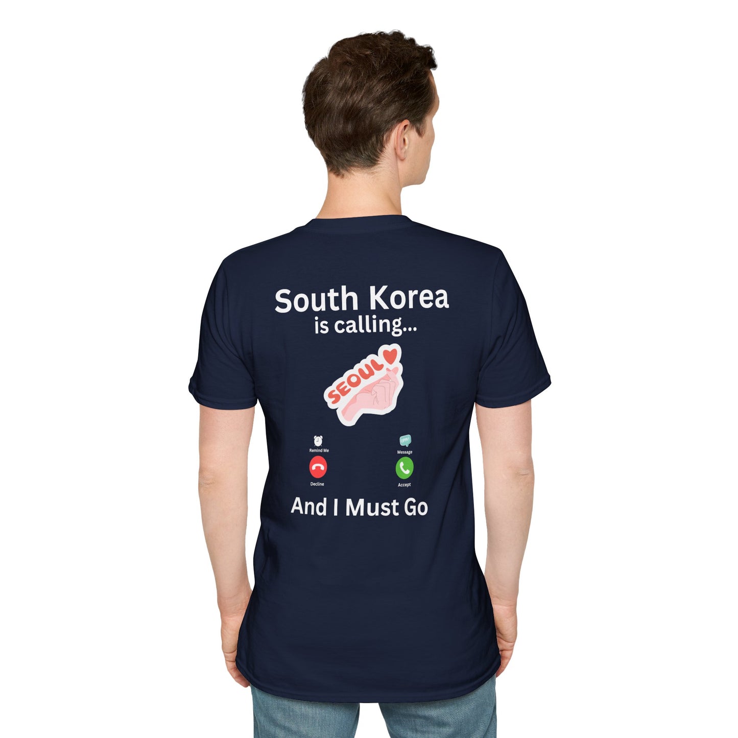 South Korea is Calling T-Shirt | Seoul Travel Tee | Front & Back Design | XS-5XL