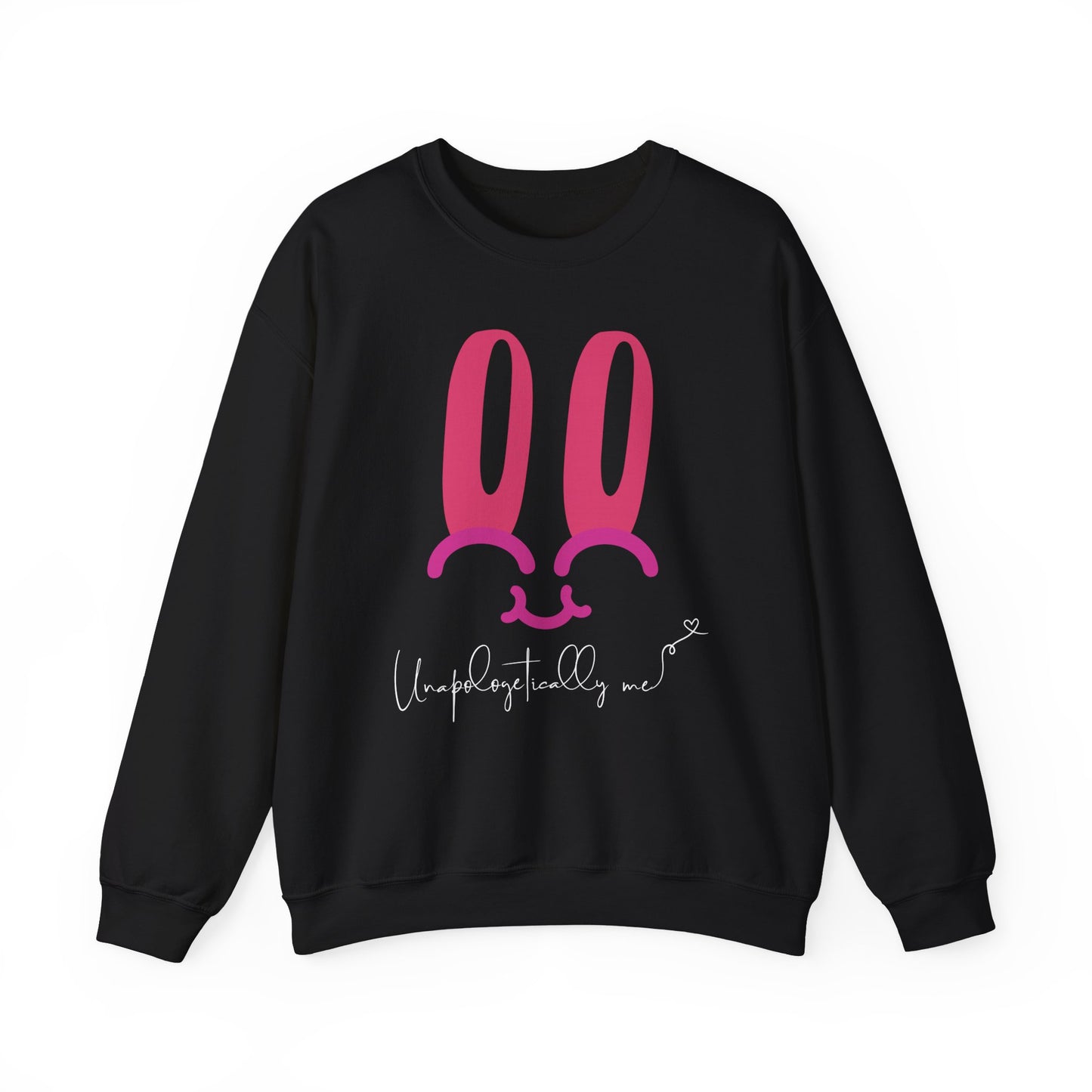 "Unapologetically Me" Bunny Face Sweatshirt - Comfort Meets Confidence