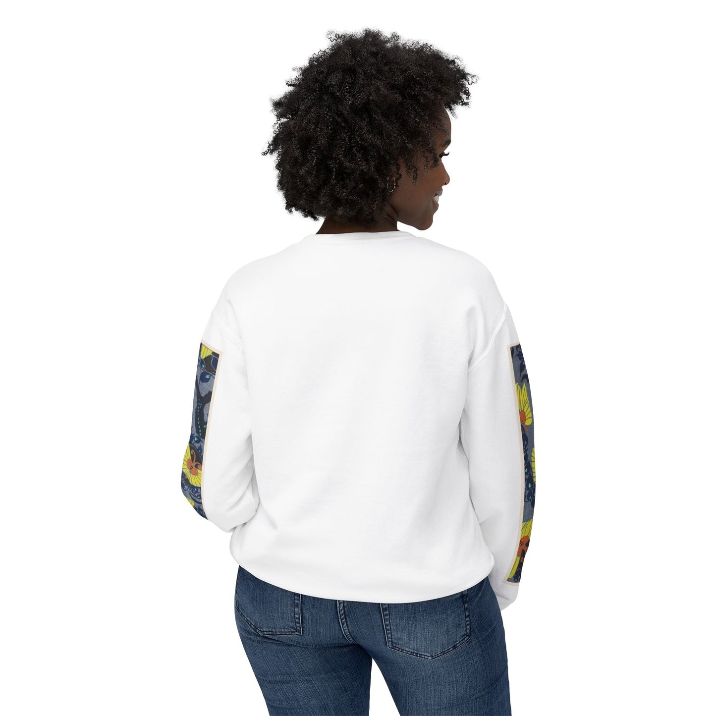 Art Nouveau Butterfly Crewneck Sweatshirt – E. A. Séguy Inspired Unisex Sweater