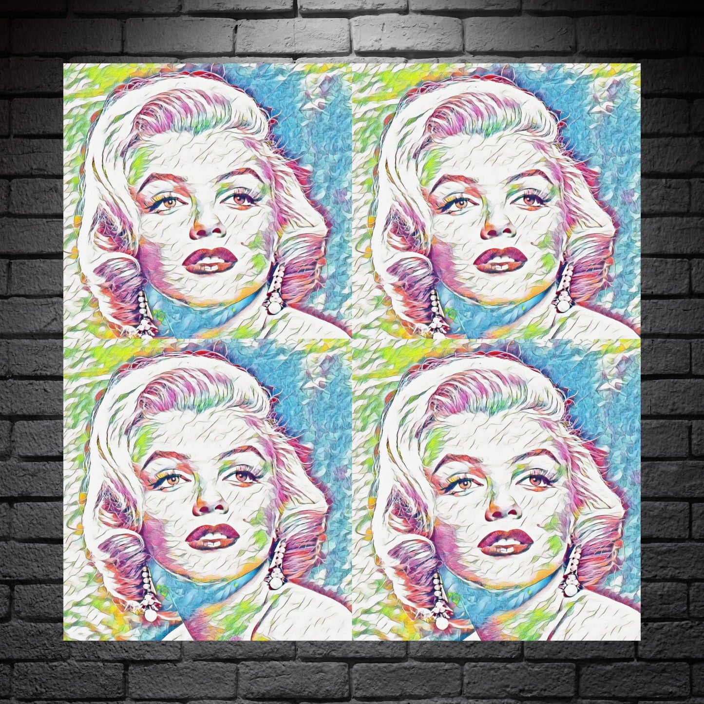 Pop Art Marilyn Monroe Poster - Vibrant and Iconic Wall Decor