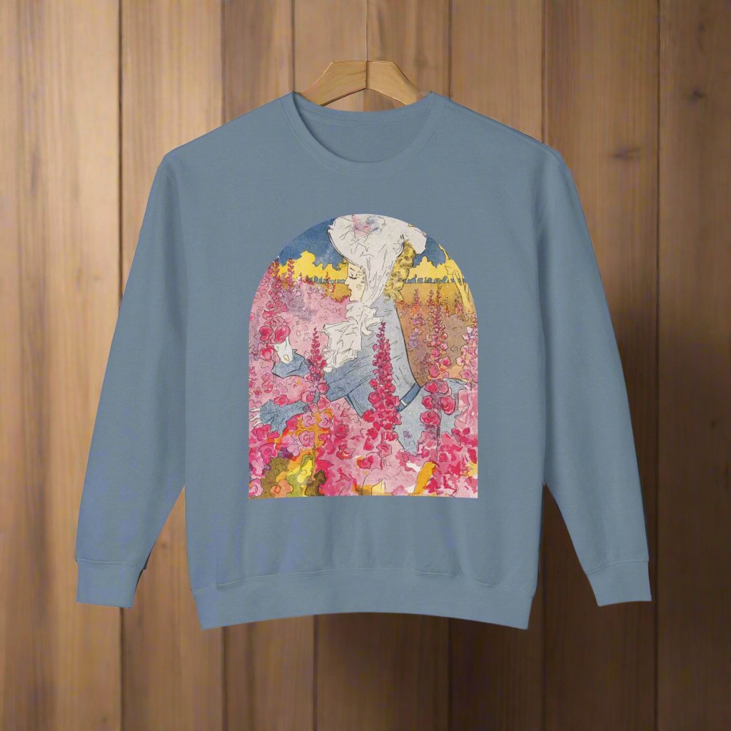 Summer (1907) by Penrhyn Stanlaws – Vintage Art Unisex Crewneck Sweatshirt featuring a classic artwork design for both men and women.