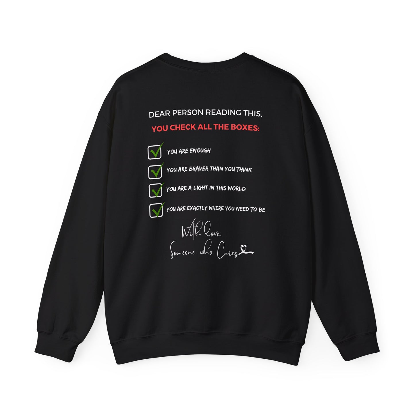 Happy Vibes Sweatshirt - Unisex Cozy Motivational Crewneck