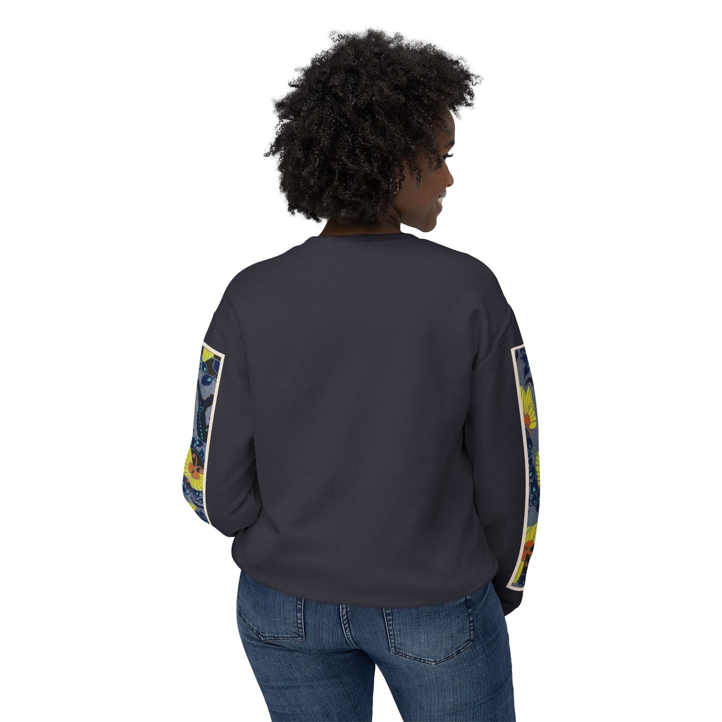 Art Nouveau Butterfly Crewneck Sweatshirt – E. A. Séguy Inspired Unisex Sweater