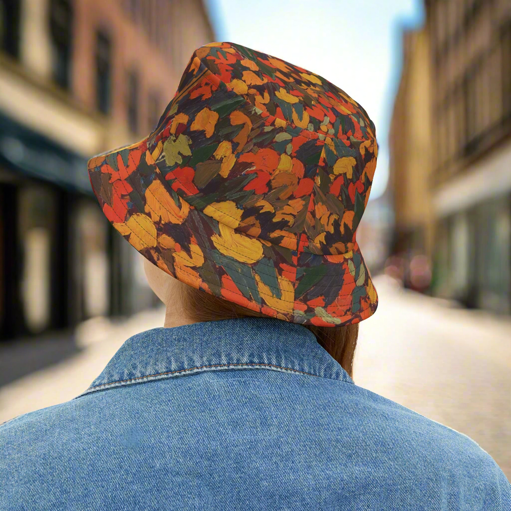 Tom Thomson’s “Autumn Foliage” Bucket Hat - Artistic and Stylish