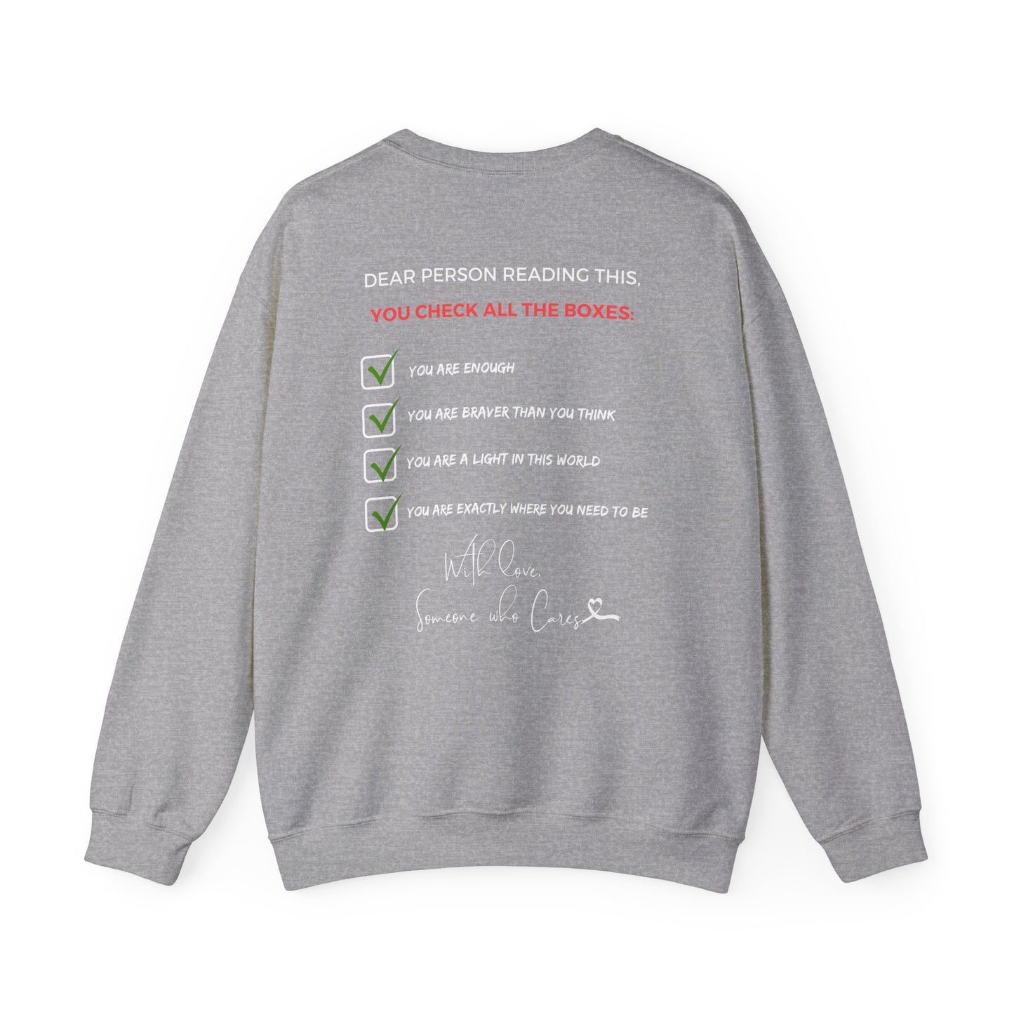 Happy Vibes Sweatshirt - Unisex Cozy Motivational Crewneck