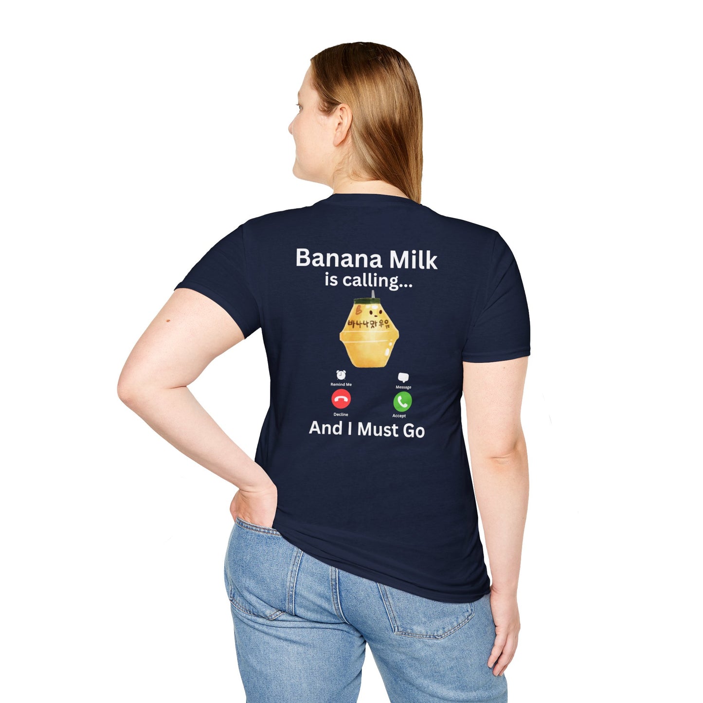Banana Milk is Calling T-Shirt – Fun South Korean Culture Tee | S-5XL