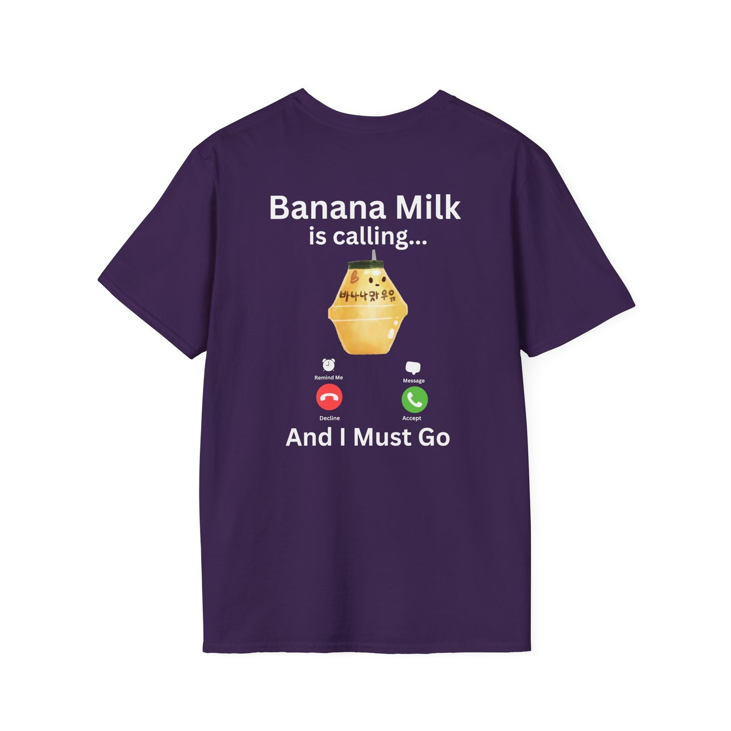 Banana Milk is Calling T-Shirt – Fun South Korean Culture Tee | S-5XL