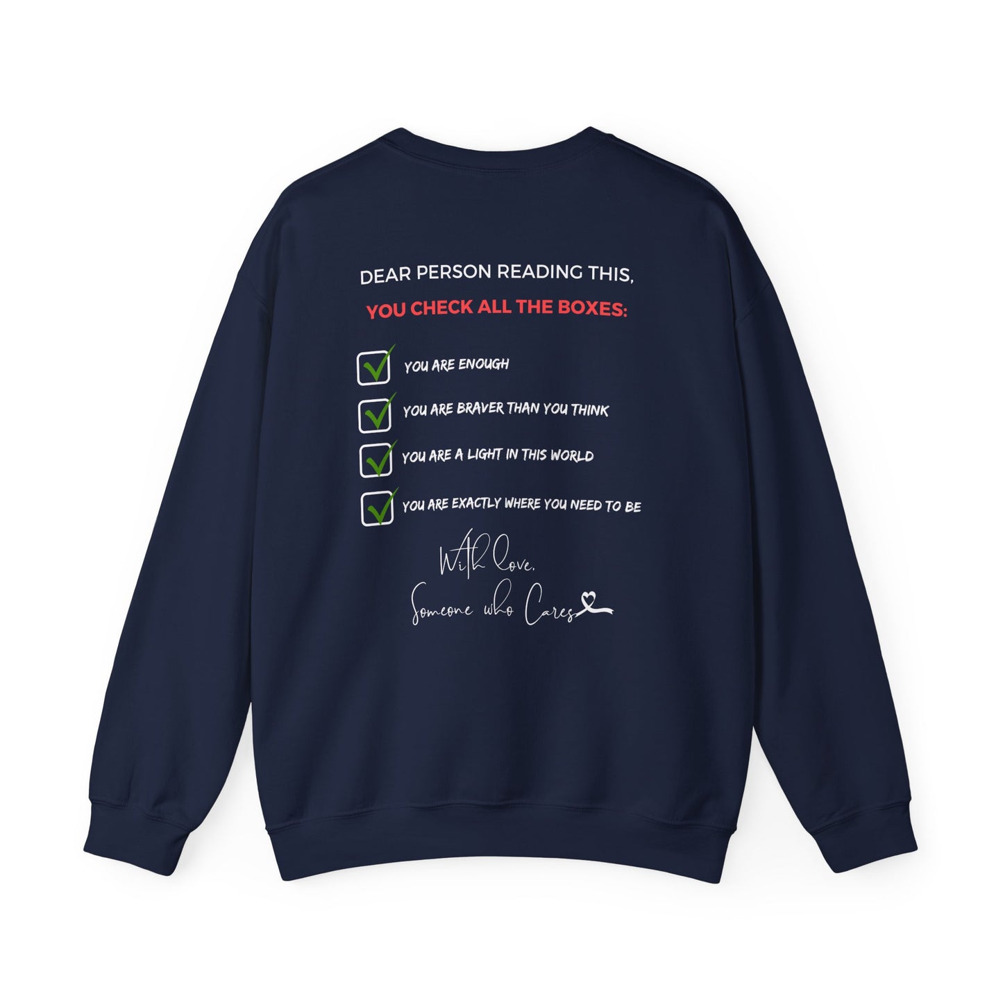Happy Vibes Sweatshirt - Unisex Cozy Motivational Crewneck