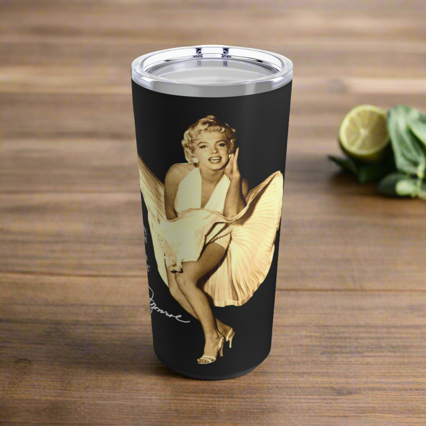 Marilyn Monroe "Classic Pose" Stainless Steel Tumbler - 20oz