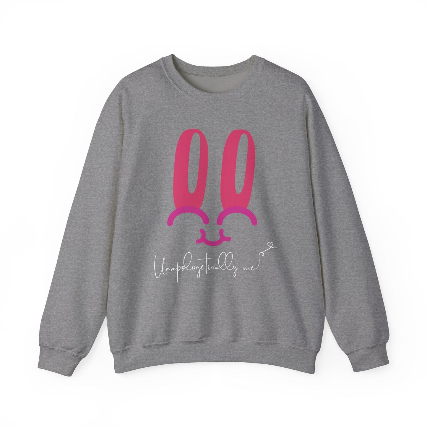 "Unapologetically Me" Bunny Face Sweatshirt - Comfort Meets Confidence