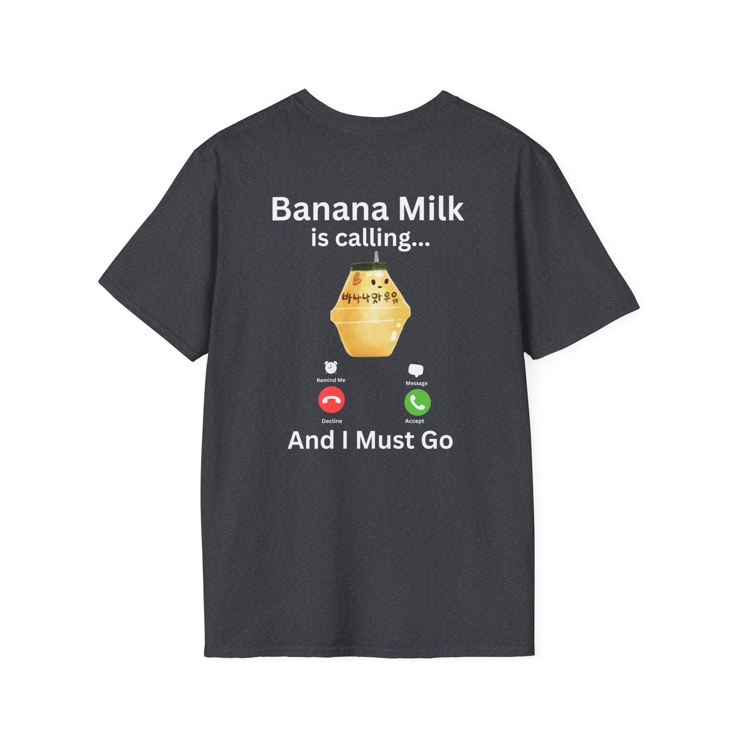 Banana Milk is Calling T-Shirt – Fun South Korean Culture Tee | S-5XL