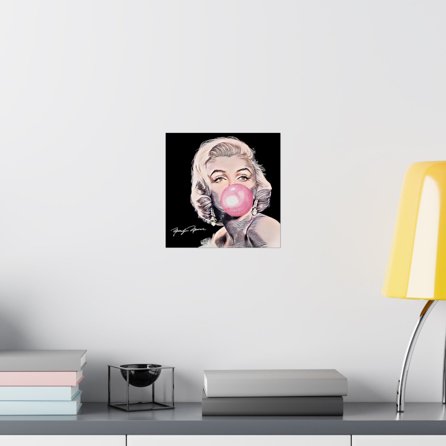 Marilyn Monroe Bubblegum Poster - Iconic and Playful Wall Art