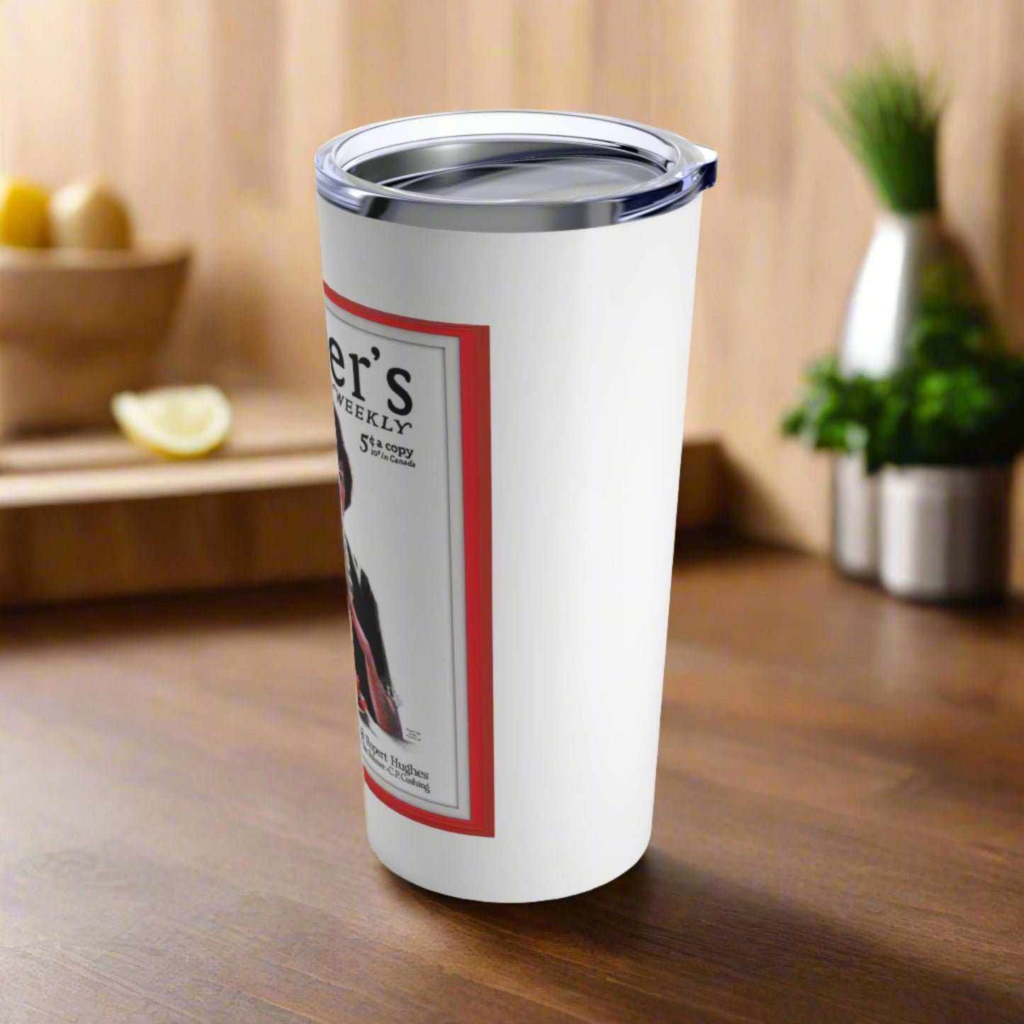 Vintage Collier's Magazine Cover 20oz Tumbler