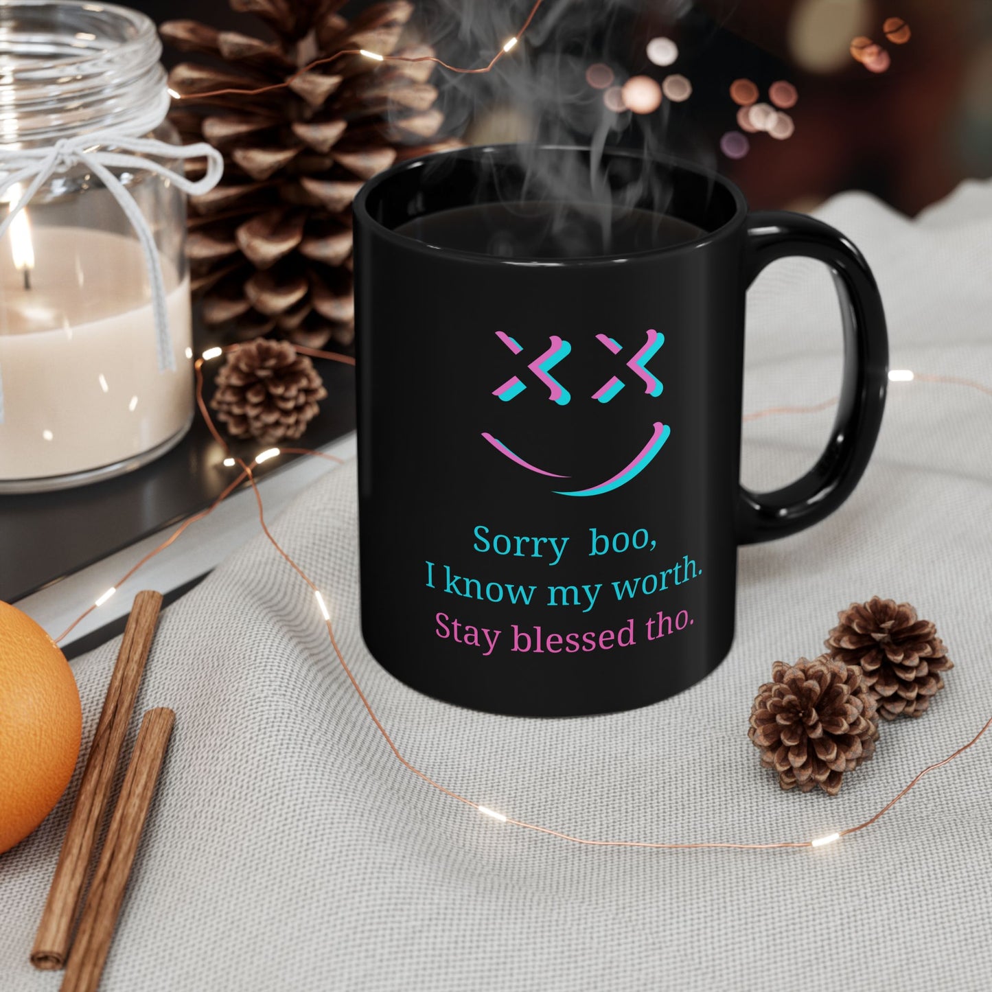 "Unapologetically Me" 11oz/15oz Coffee Mug - Motivational, Know Your Worth Mug