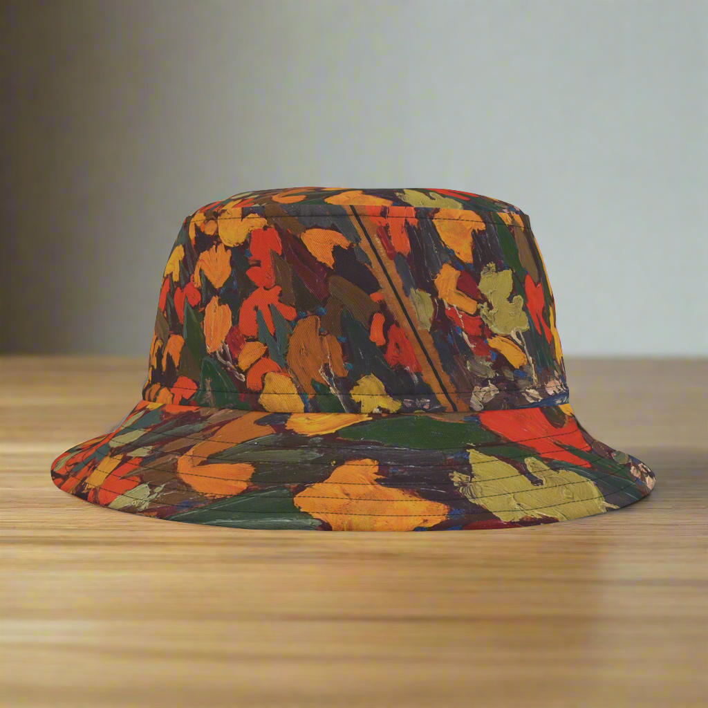 Tom Thomson’s “Autumn Foliage” Bucket Hat - Artistic and Stylish