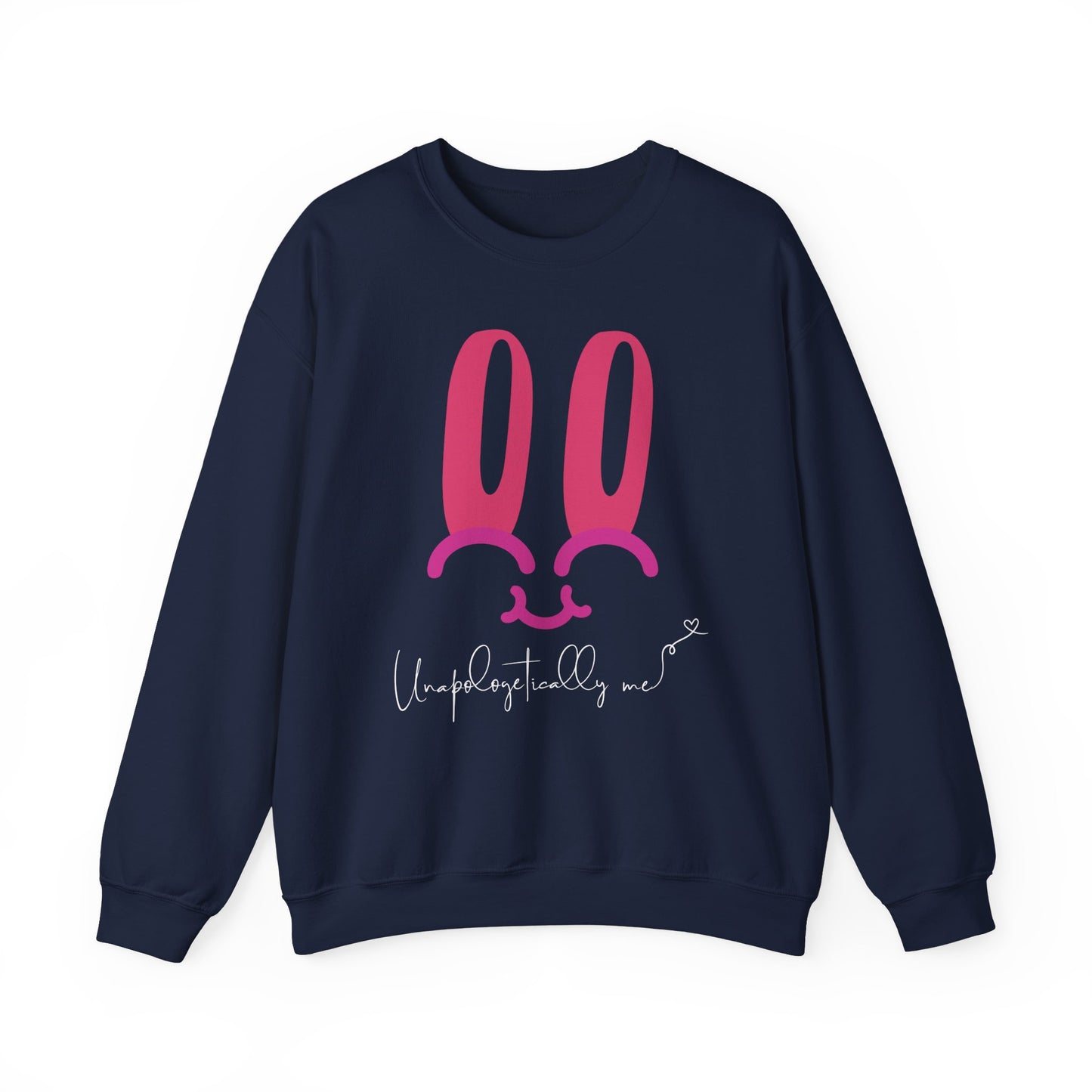 "Unapologetically Me" Bunny Face Sweatshirt - Comfort Meets Confidence