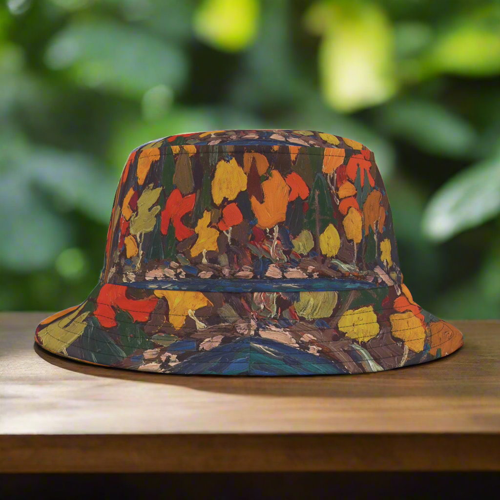 Tom Thomson’s “Autumn Foliage” Bucket Hat - Artistic and Stylish