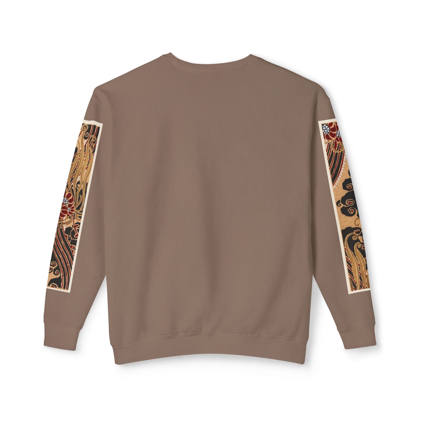 Unisex Lightweight Crewneck Sweatshirt – E. A. Séguy Inspired Art Deco Floral Design