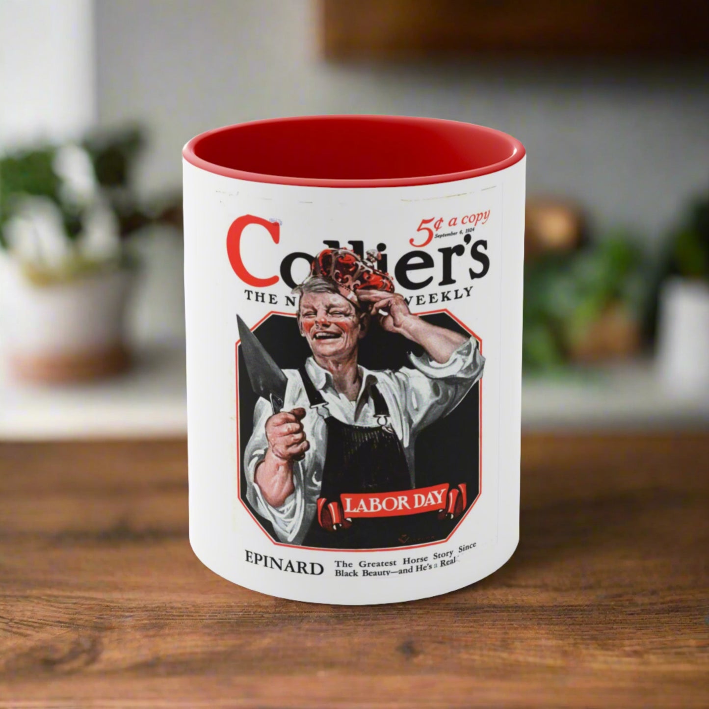 Vintage Collier's Magazine Labor Day Cover Mug - September 5, 1931